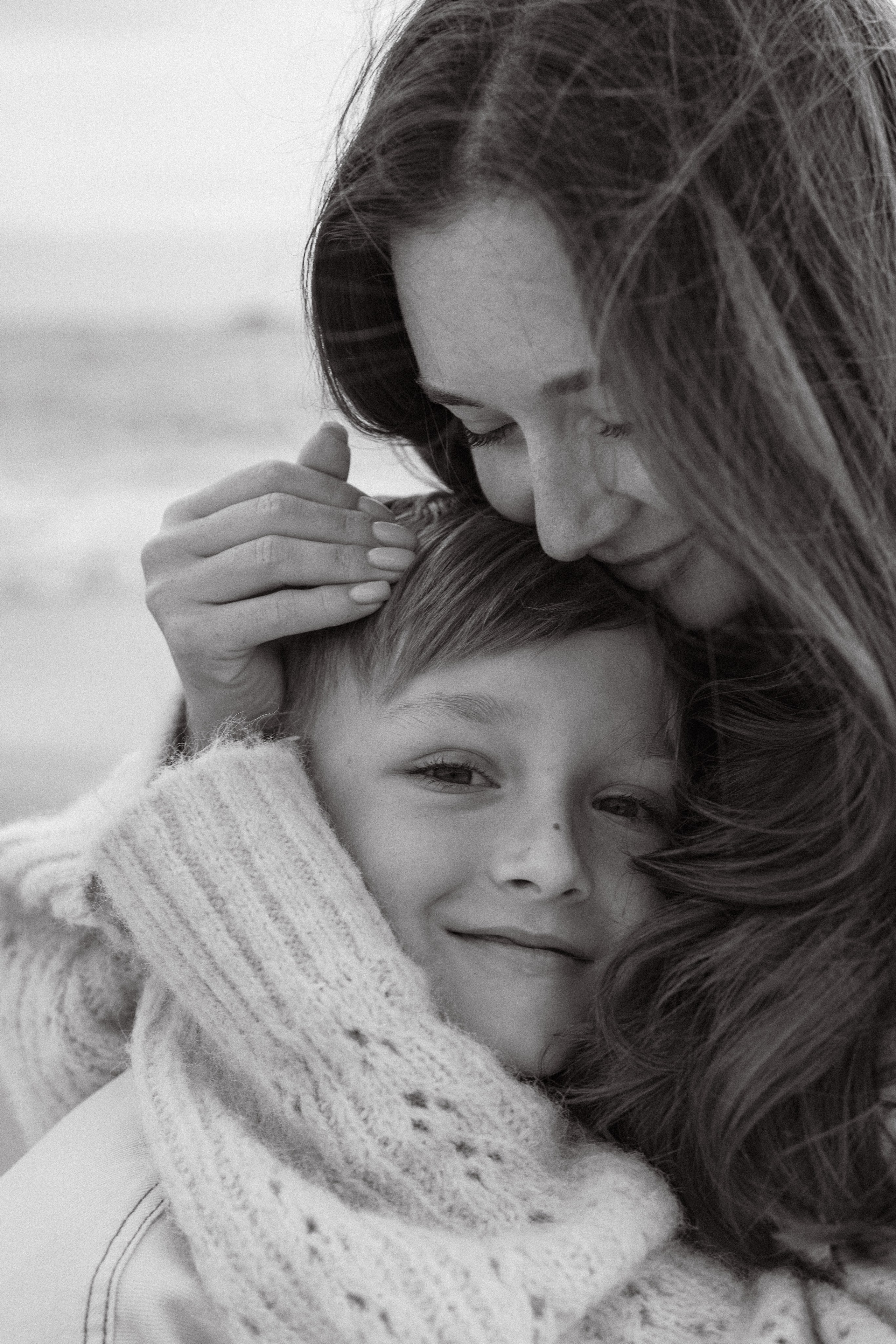 The Strong Love of Mom and Son. Portrait, family, maternity & wedding photography & videography in SoCal Kseni Vibe