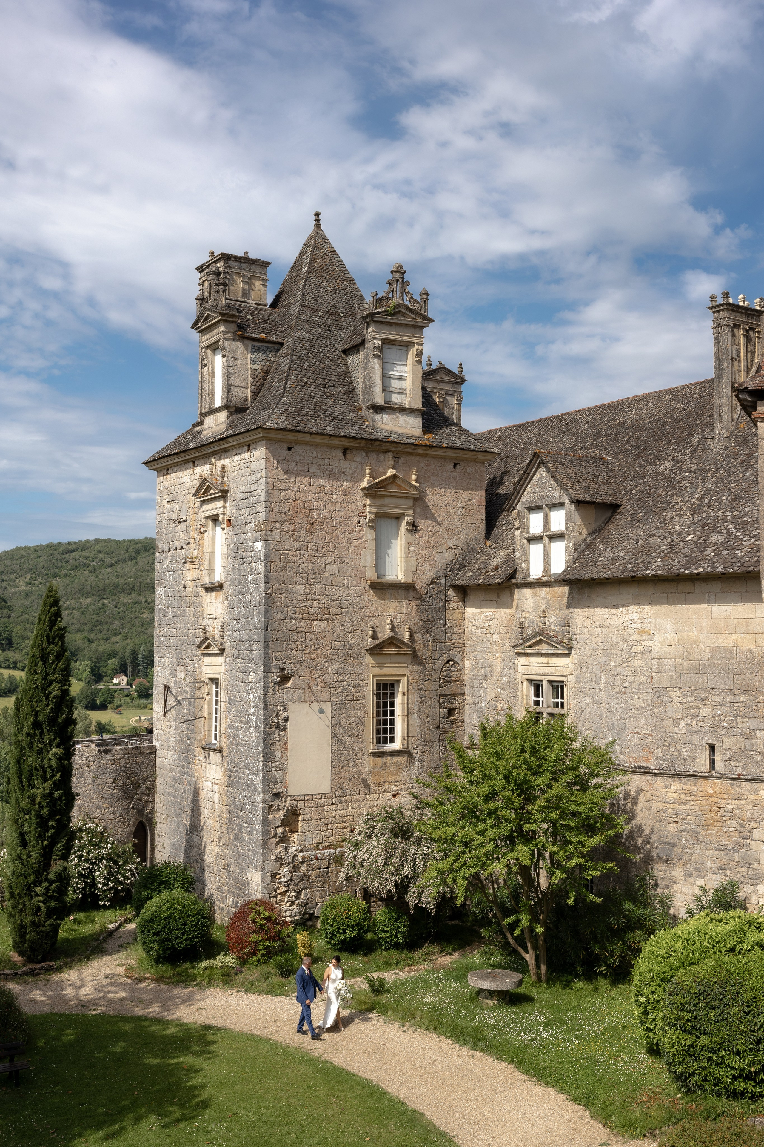 Elopement near Saint-Cirq-Lapopie. Crystal&Robert. Евгения Смирнова — Ваш фотограф в Тулузе и на юго-западе Франции