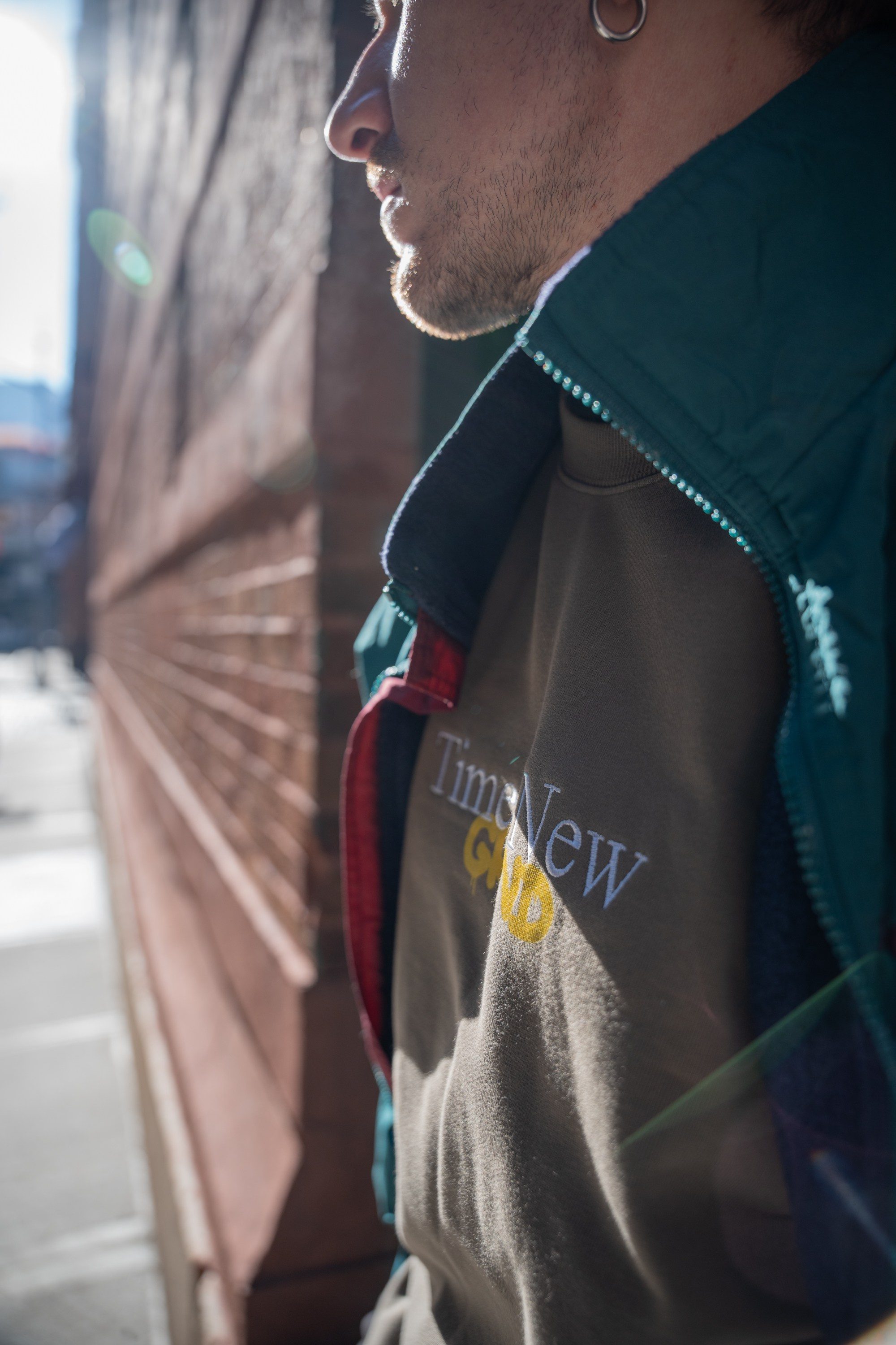 Advertising photo shoot for a clothing brand. Portrait and wedding photographer in New York