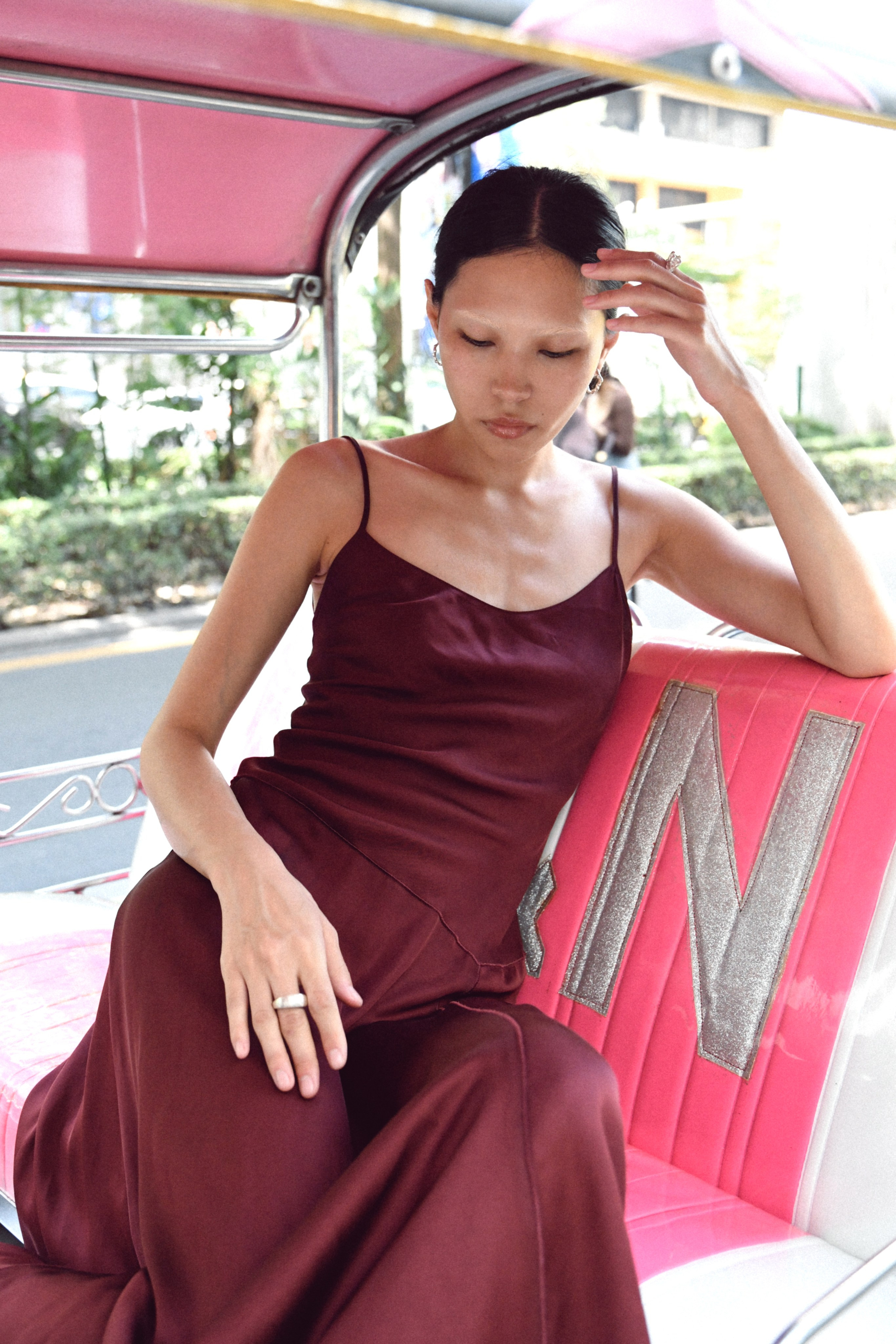 Street for Wiktoria Tao jewelry. Stylist