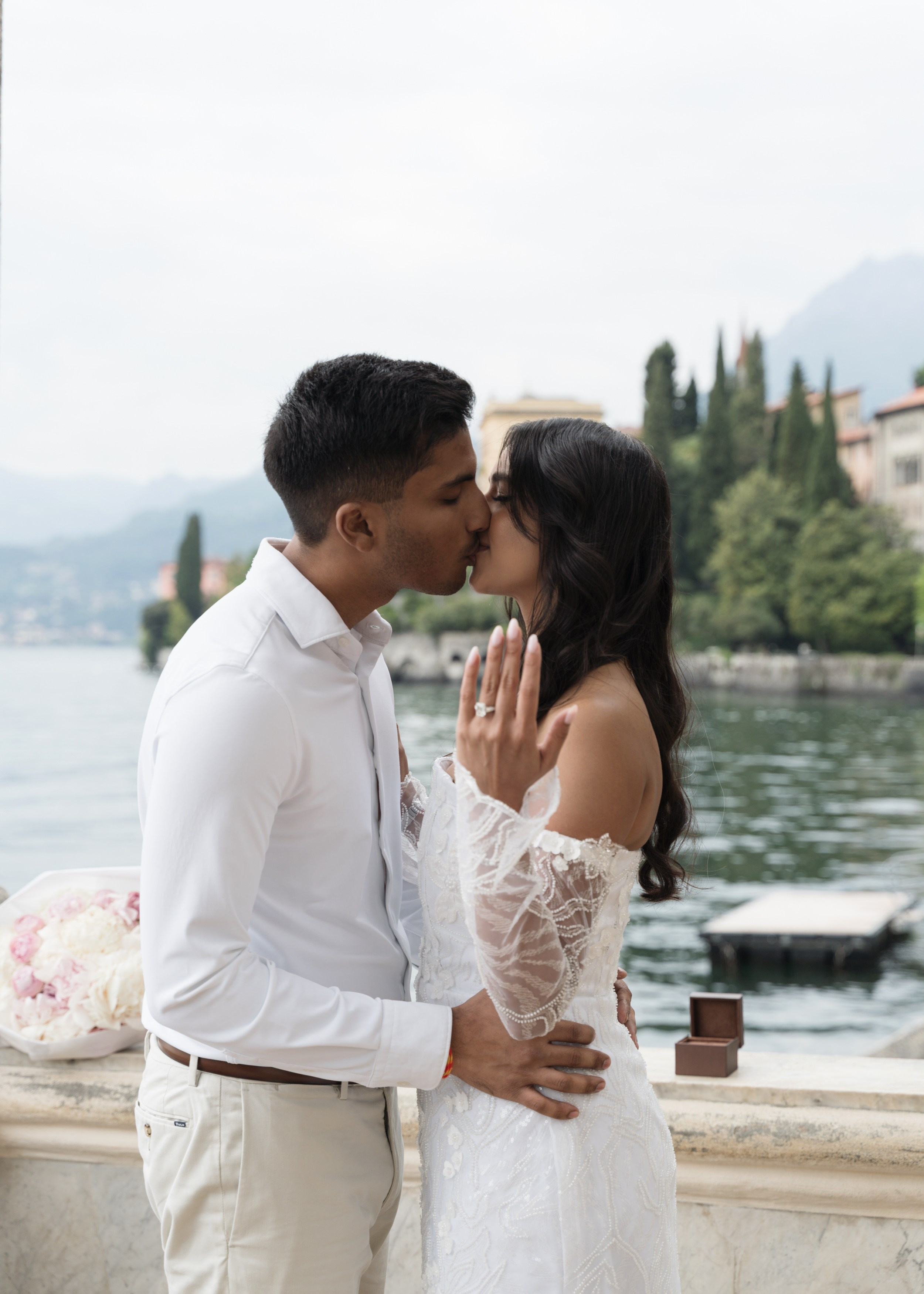 Villa Monastero Secret Proposal. Proposal Photographer in Lake Como