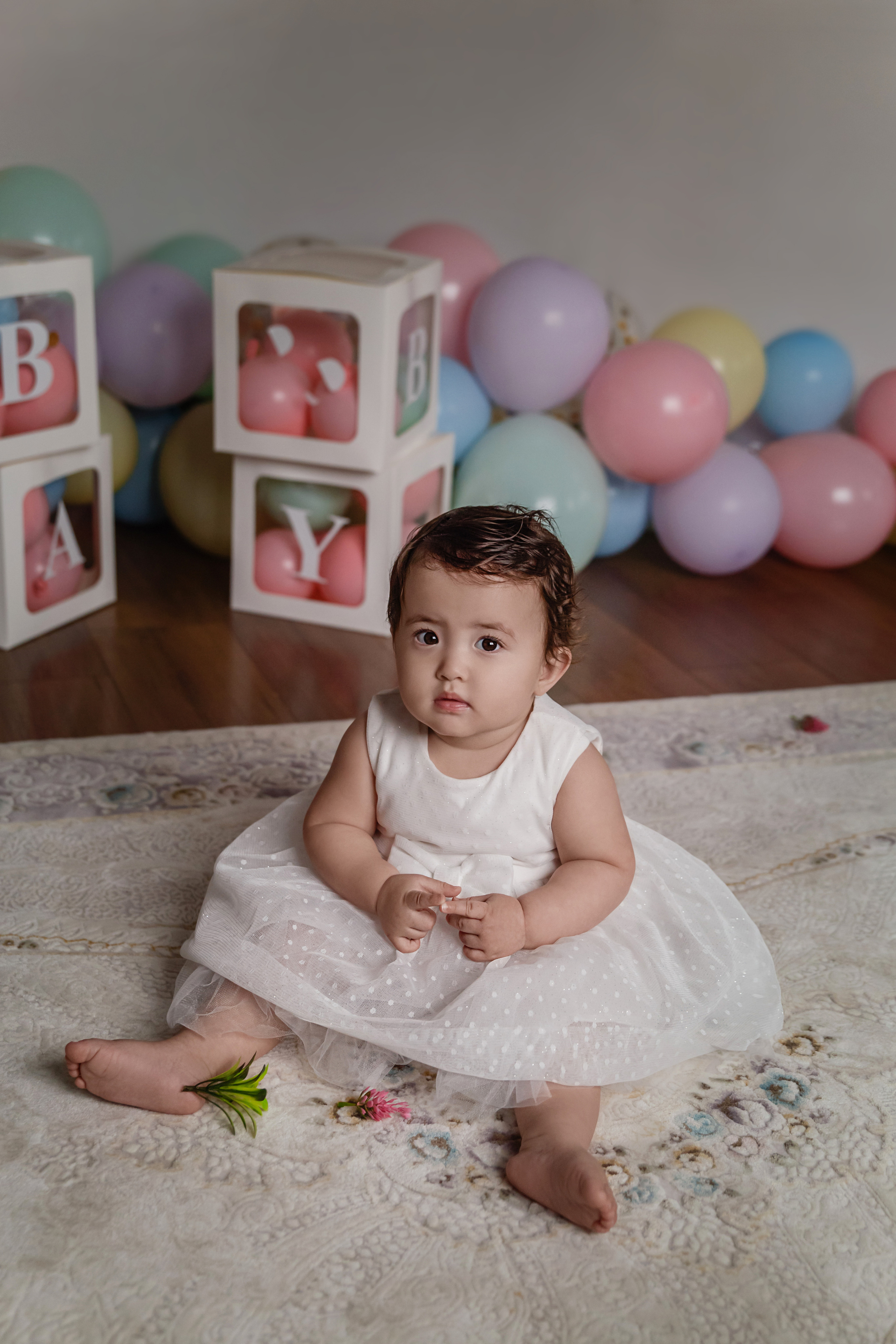 Lifestyle photo session for 1 year of birth