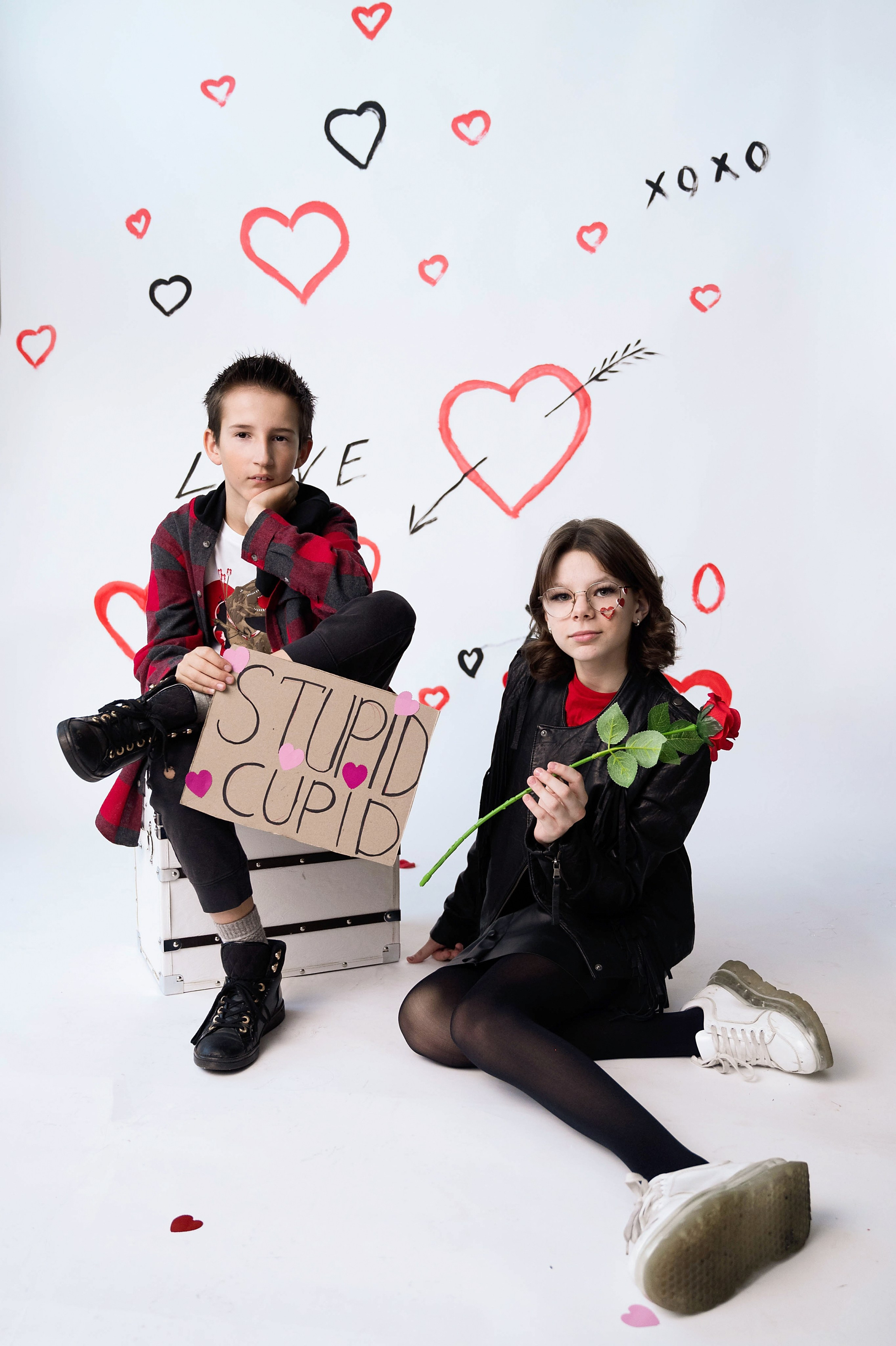 Valentine’s Day. Creative photographer in Las Vegas