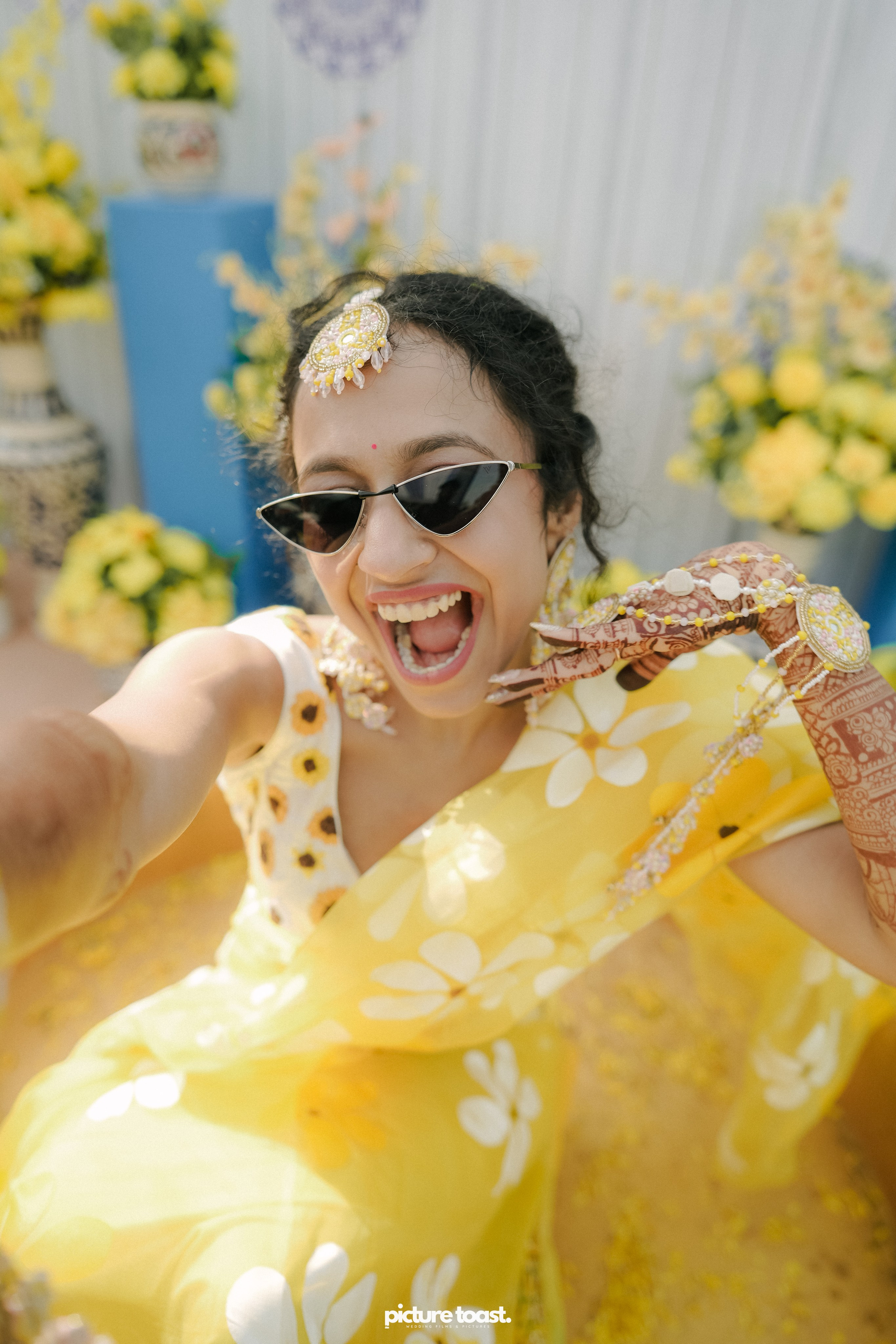 Haldi Hues Ft. Baebie & Goyal. Fine art Wedding Photographers in India & Canada