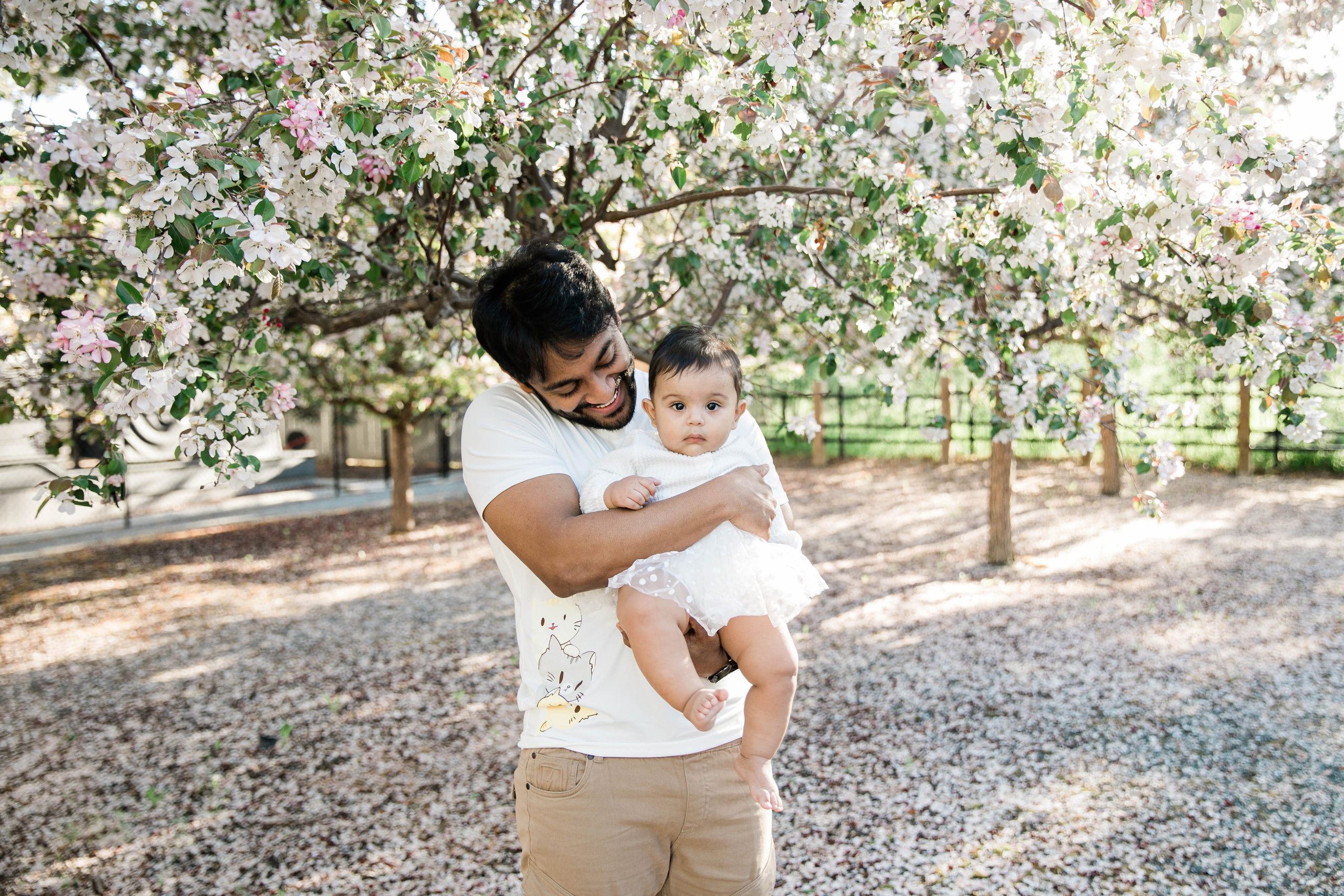Nabeel Family Cherry Blossoms. Fotografía accesible en Calgary