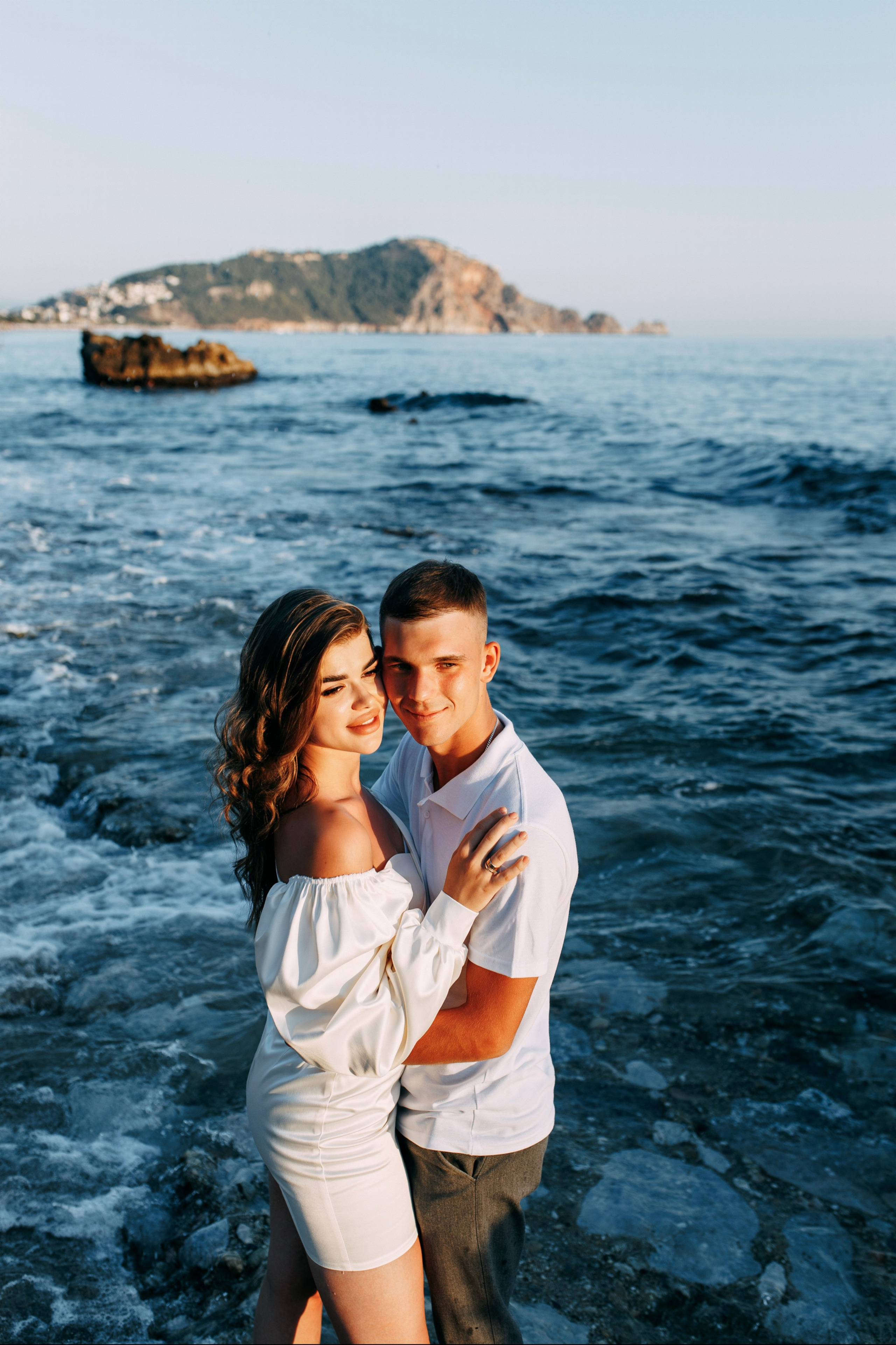 Romantic Sunset Love Story on Cleopatra Beach | Alanya. Professional Photographer in Alanya, Side, Belek, Antalya. Turkiye