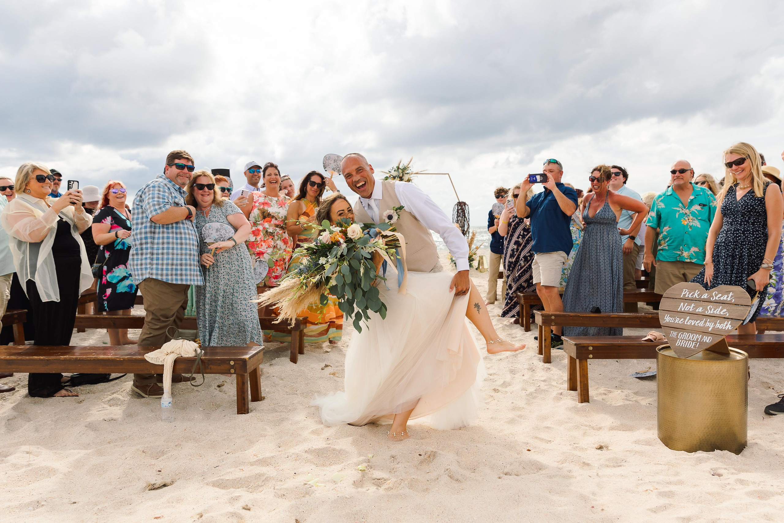Wedding on the beach. Wedding photographer in Florida