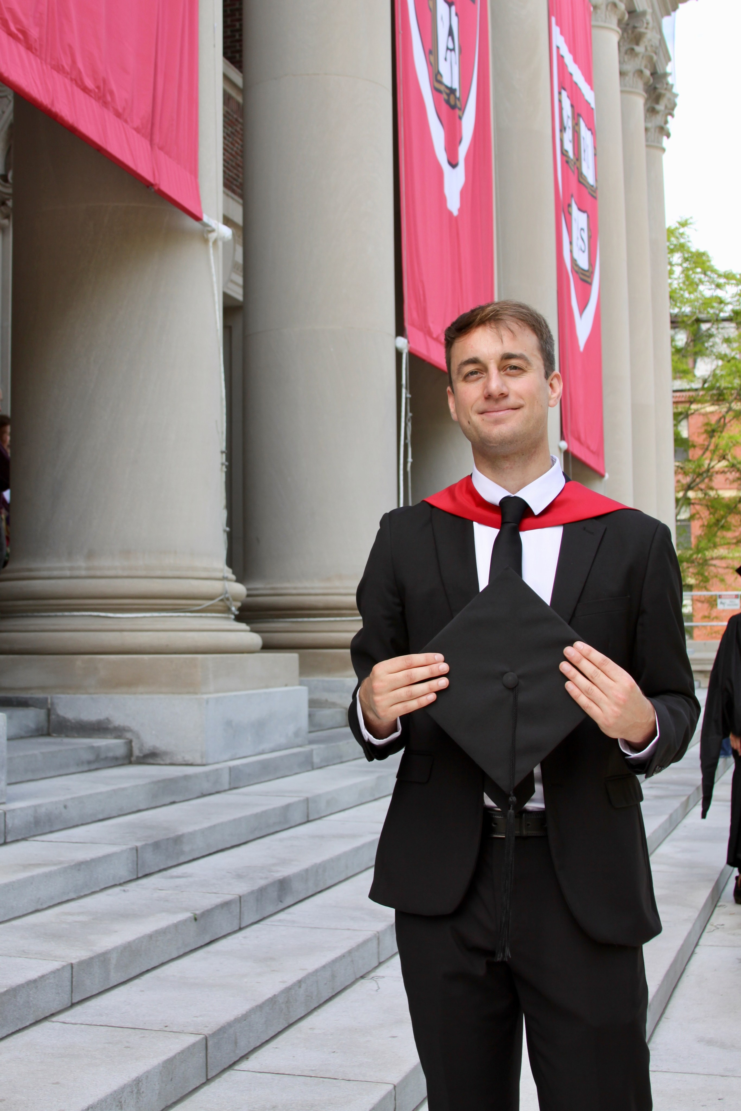 Masters graduation with Talia (group shoot). Kelly Sang, graduation and portrait photographer in Boston