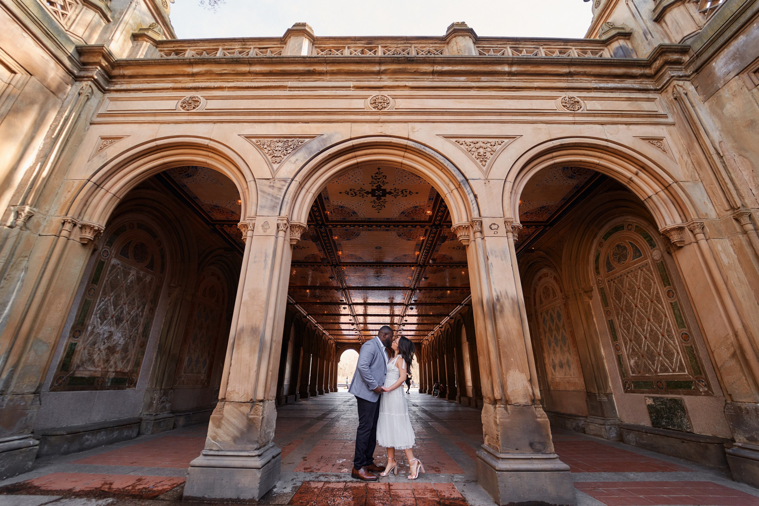 Engagement photo shoot NYC. Professional Wedding and event photographer USA New York