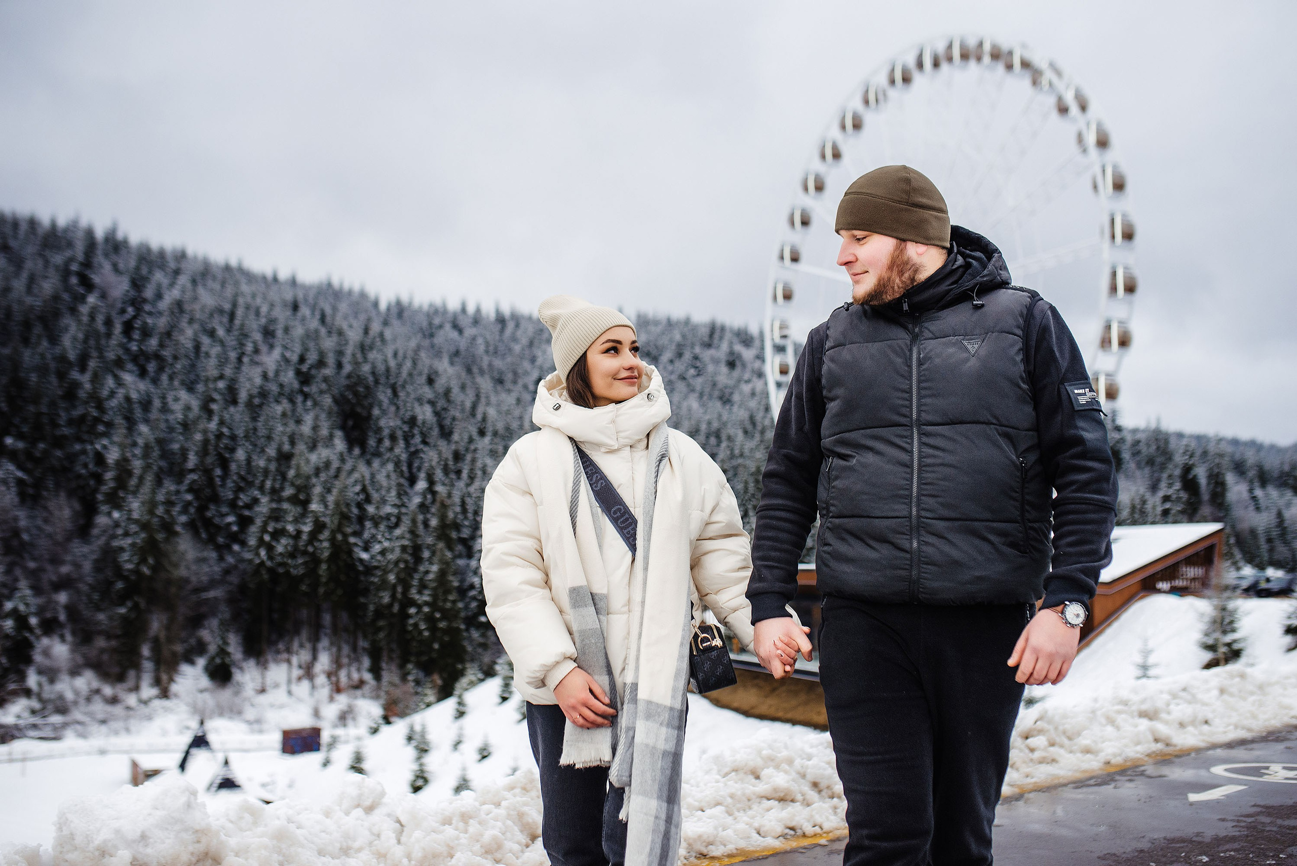 Освідчення Назар та Іванна Буковель. Весільний та портретний фотограф Кизим Арсен