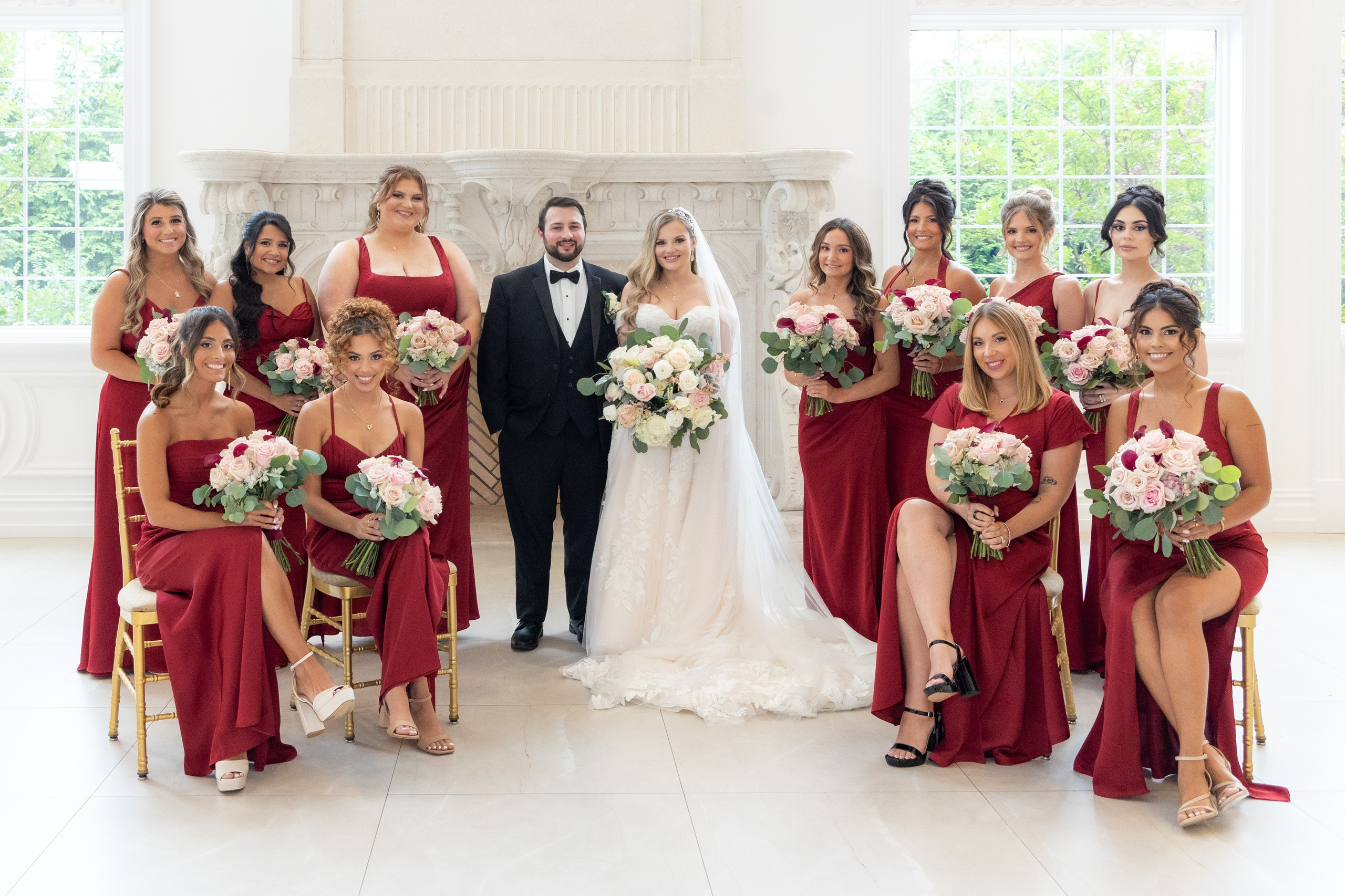 Erica & Vincent, The Estate at Florentine Garden, NJ. Wedding Photo & Video