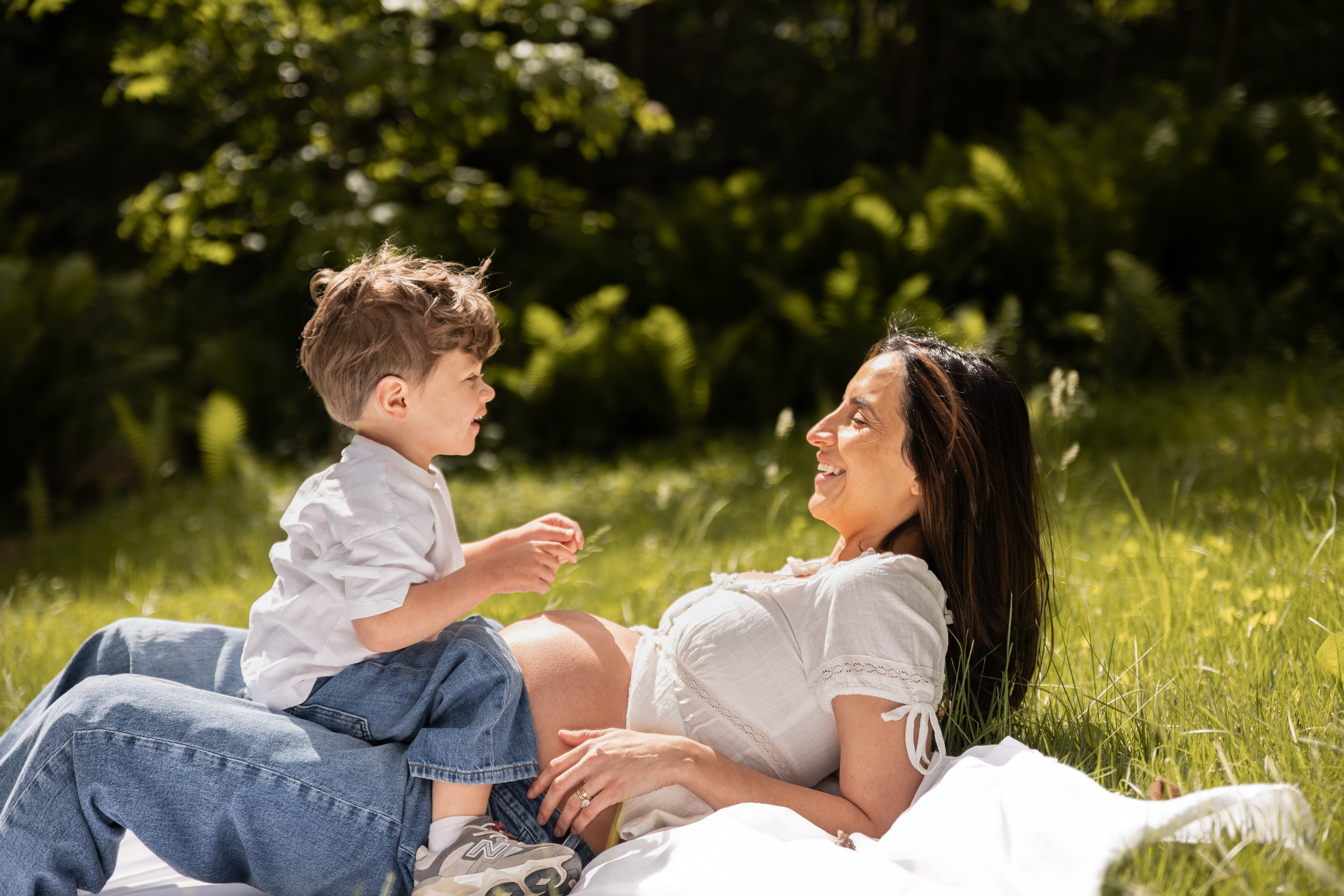 Waiting for Baby Number Two. Family, lifestyle, and commercial photography in New York and New Jersey