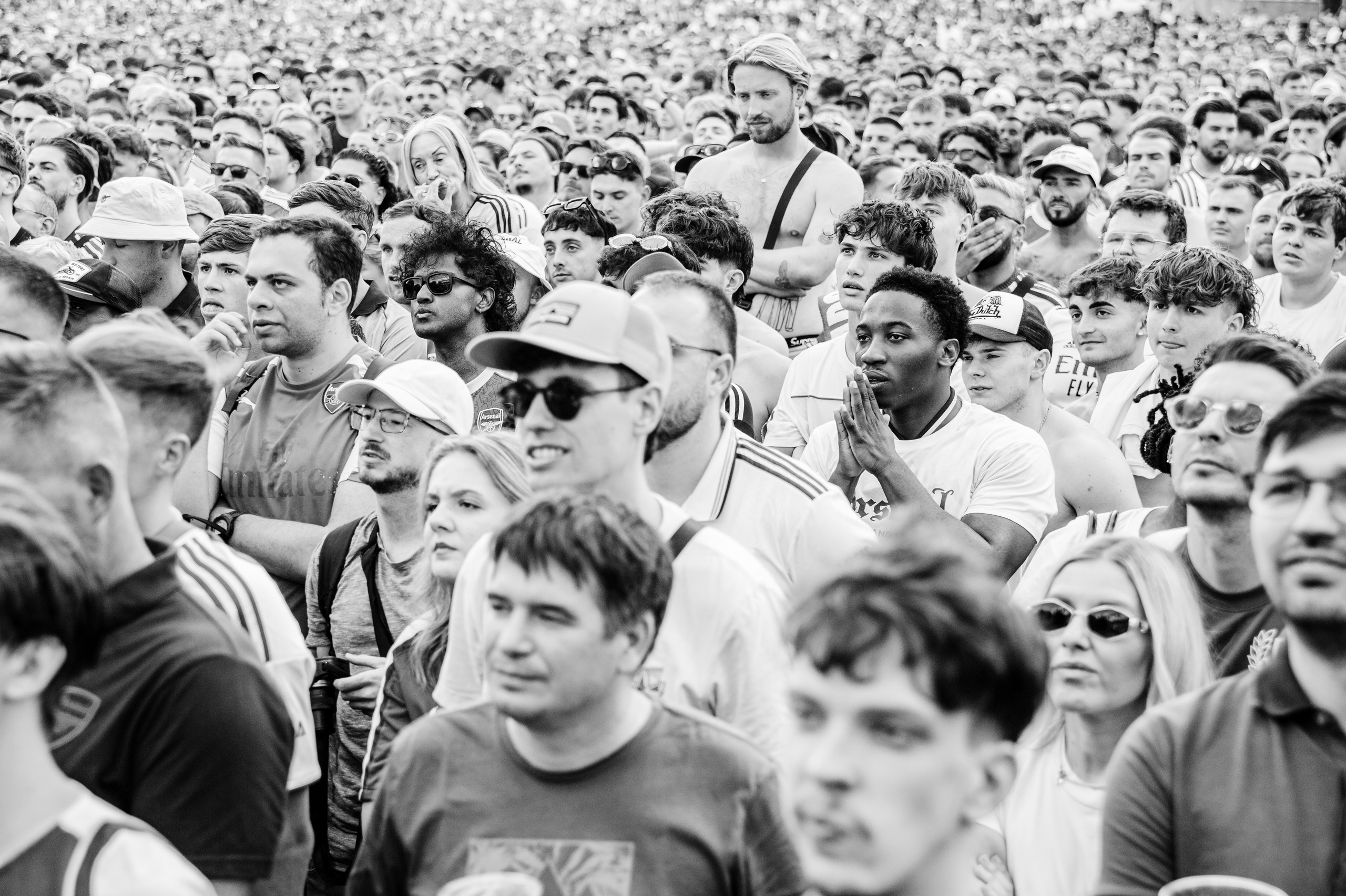 UEFA Champions League Final. Arsenal vs&nbsp;PSG. Budapest 2026. Arsenal Fan Zone.Budapest 2026. Canon 6d