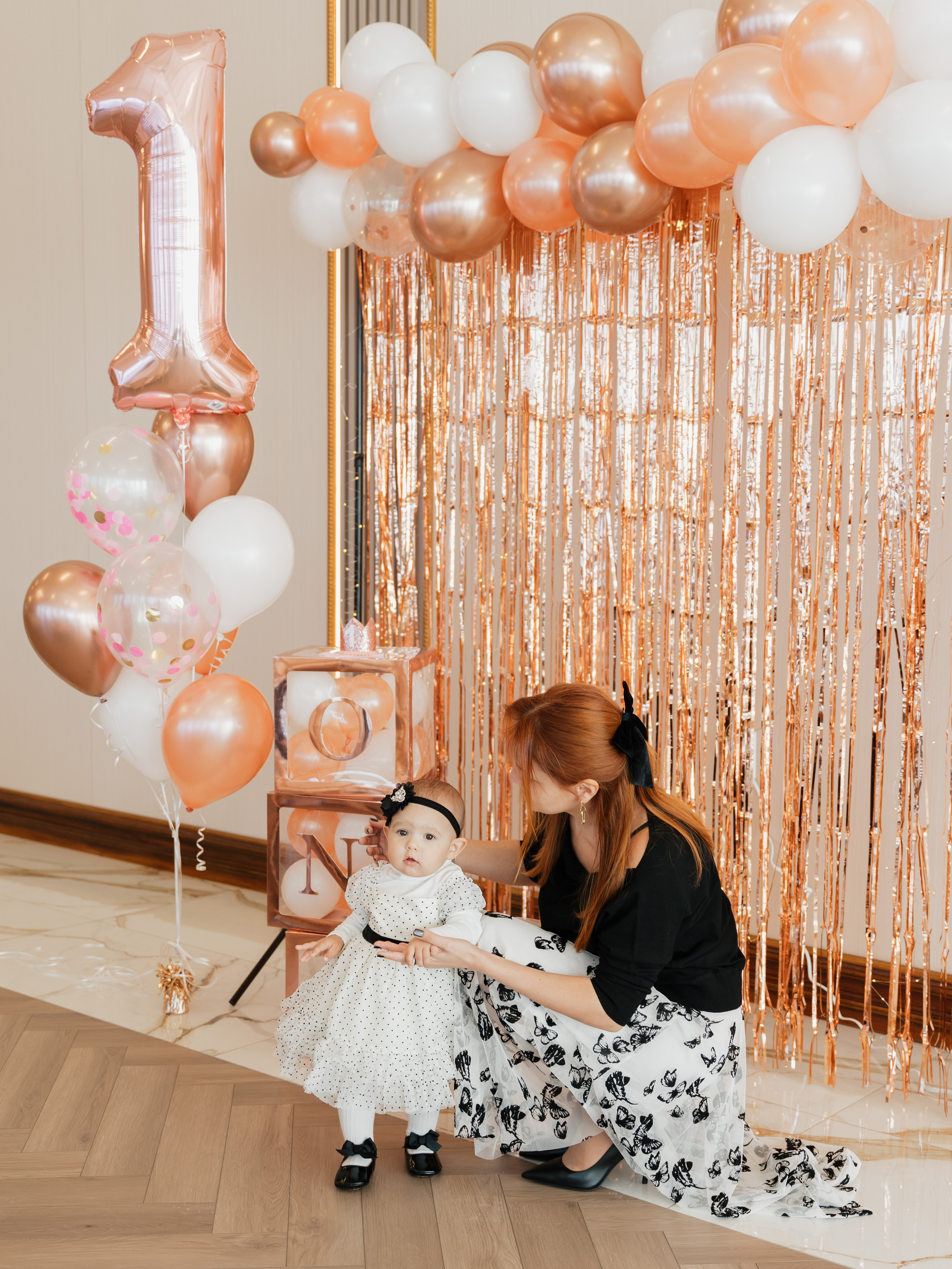 First birthday photoshoot Emily