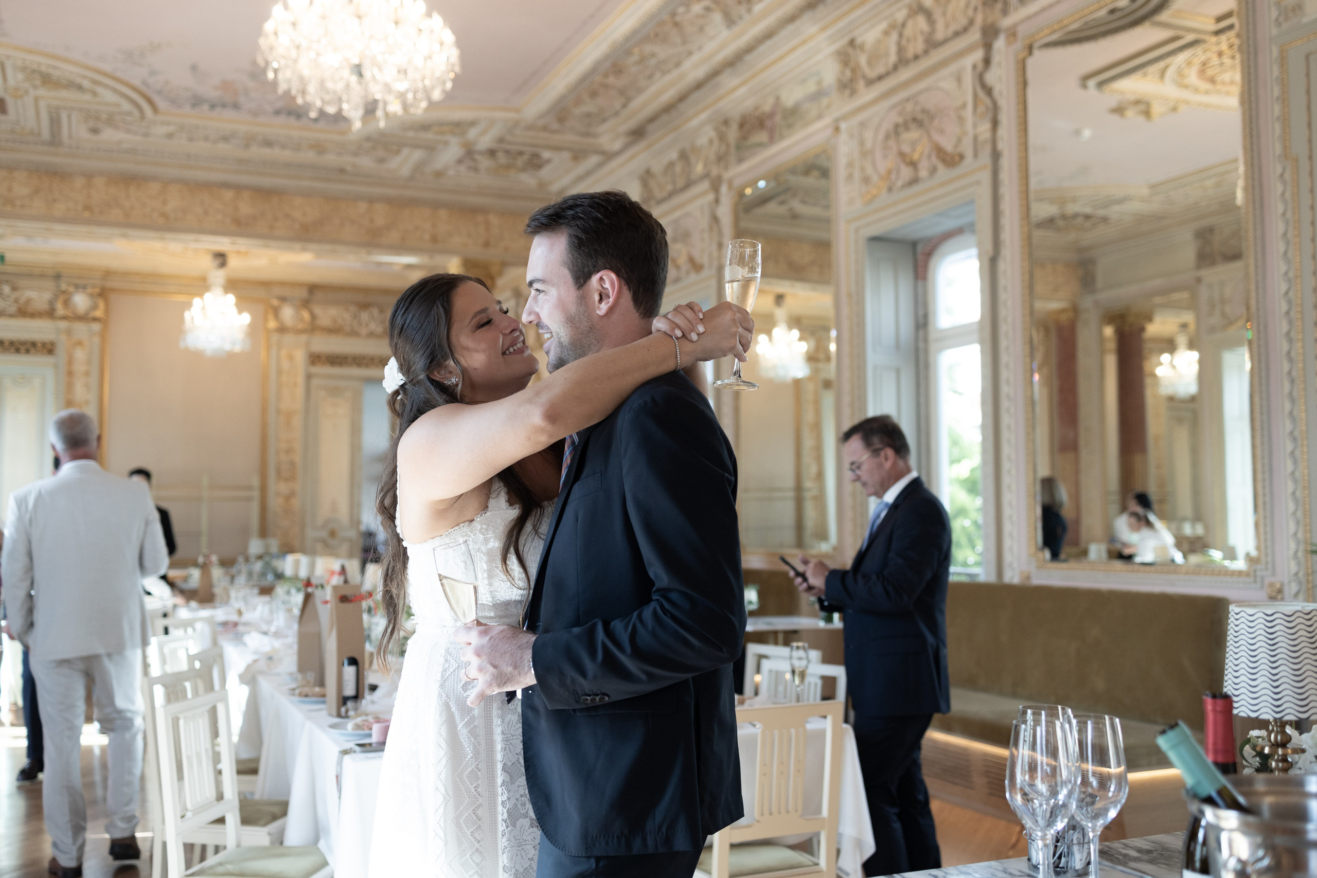 Victória and Sebastião. Hfm photo+art