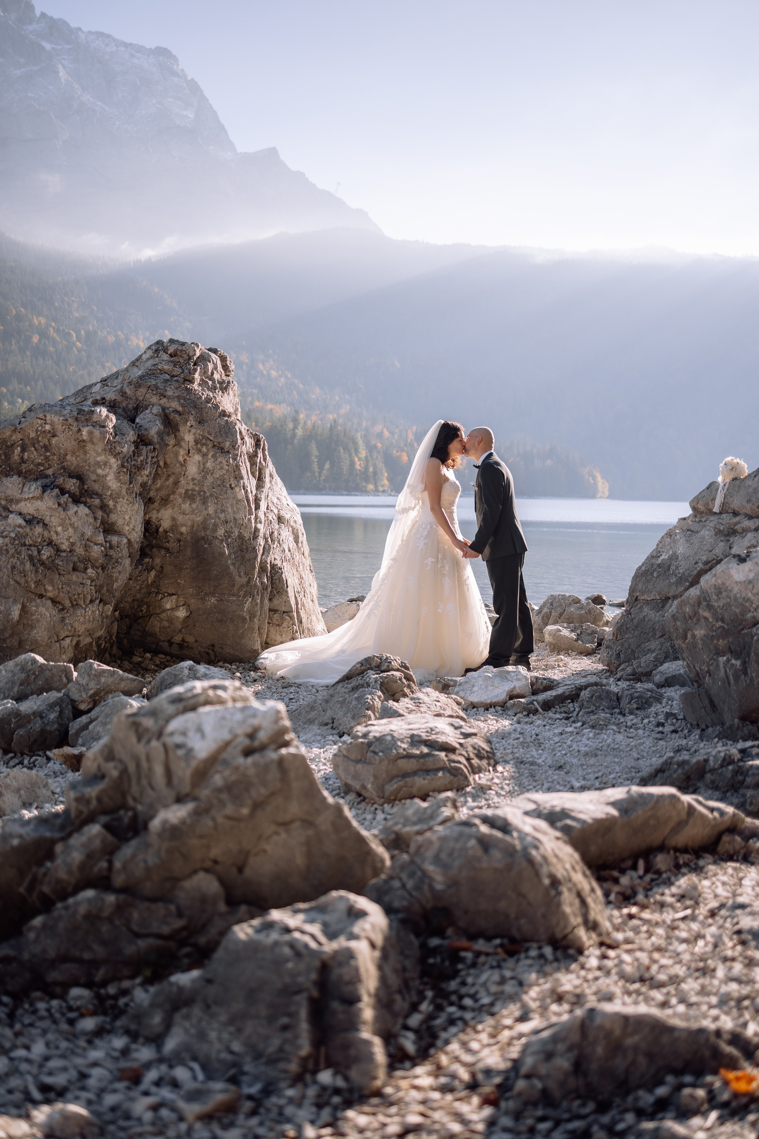 Eibsee. Hochzeitsfotograf München Taufe Familienfotograf Tanja Mauke