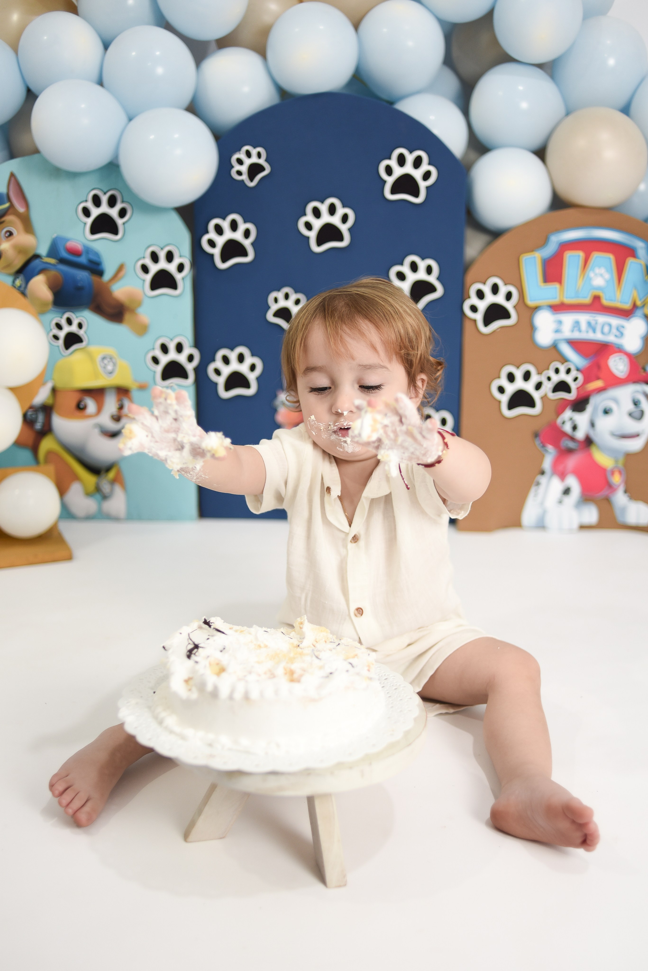 Liam 2do año. Temática Pou Patrol. Fotografo de casamiento en misiones y fotógrafo de familia  Posadas