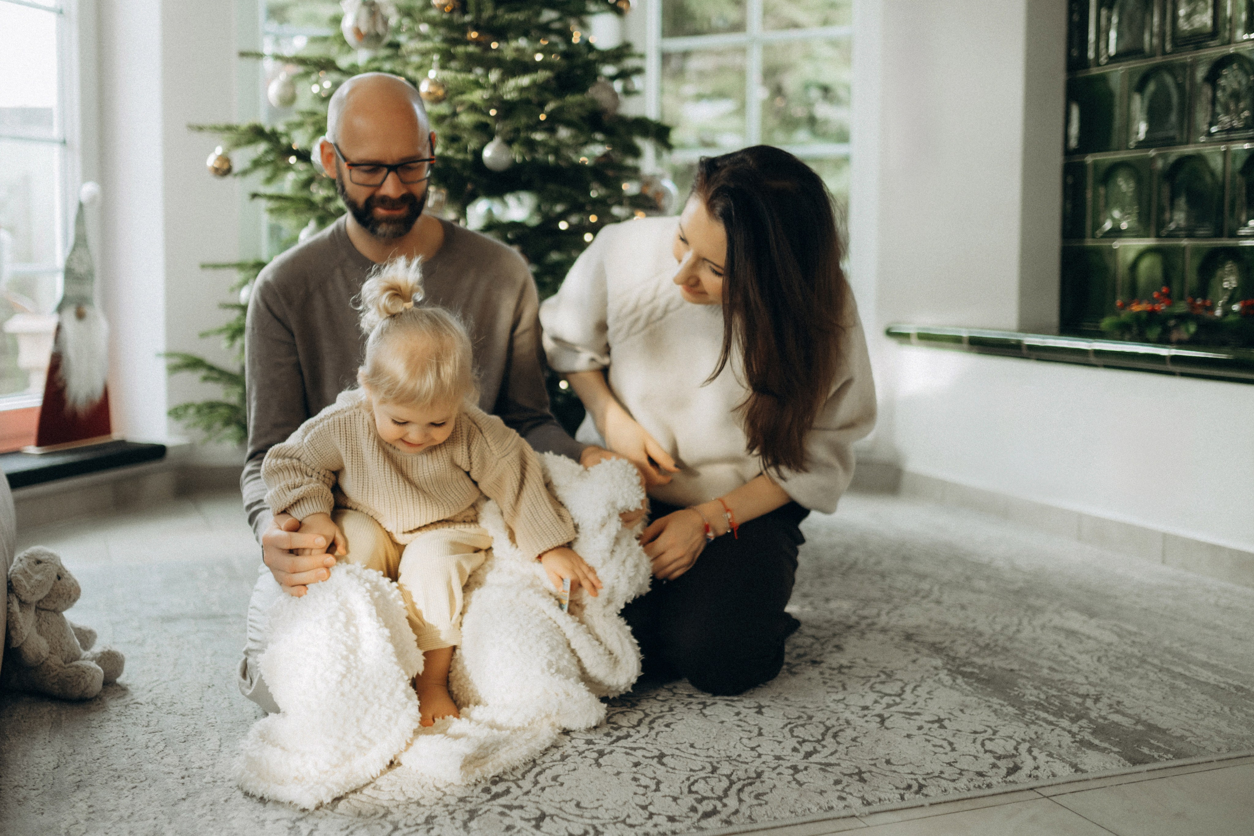 Новогодняя домашяя фотосессия. Семейный фотограф Лейпциг, Германия