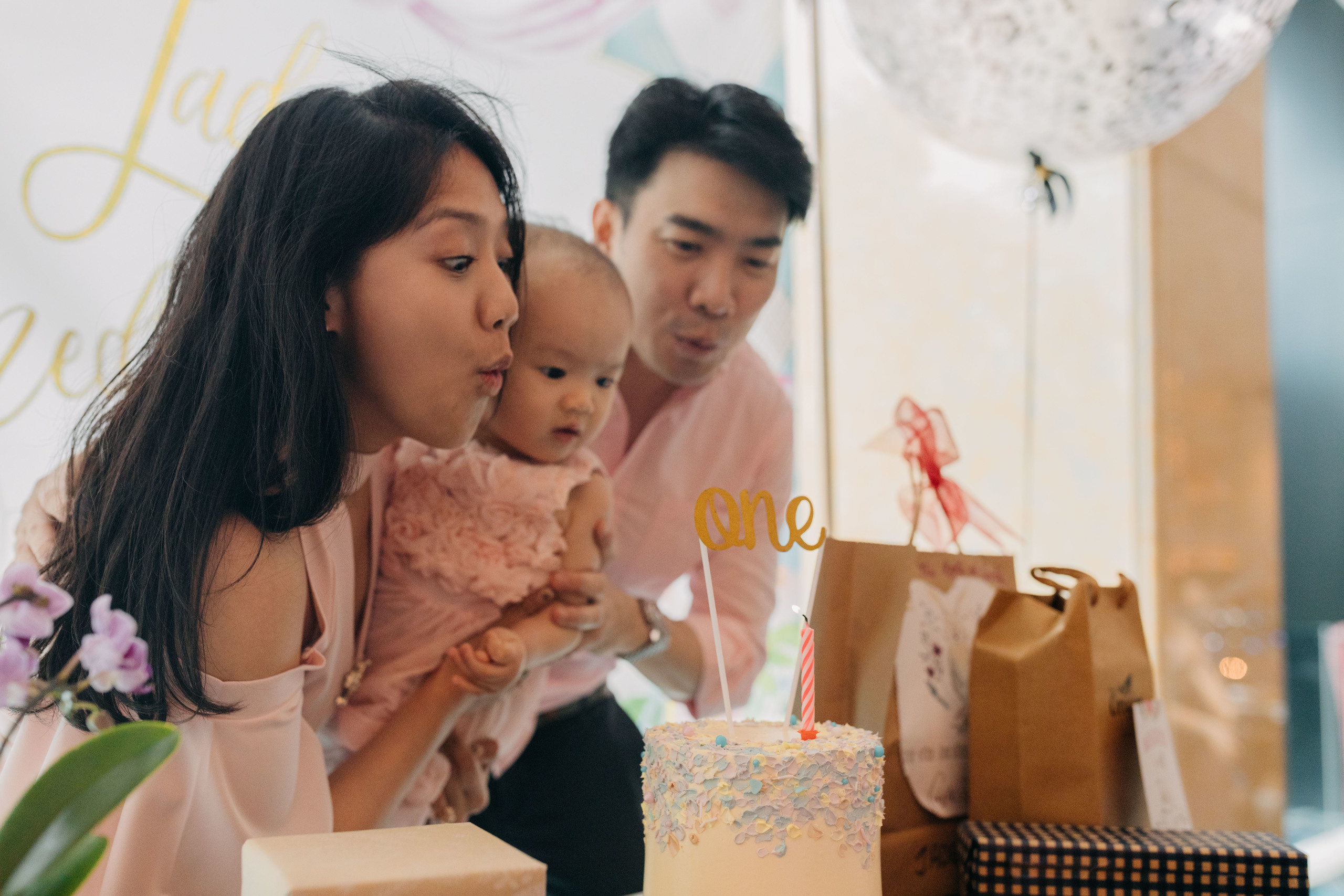 First birthday. Photographer in Singapore Kate Bird