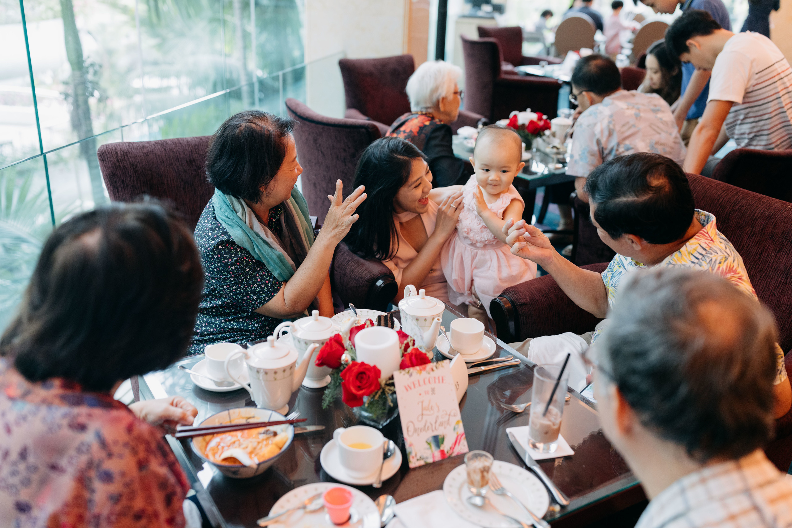 First birthday. Photographer in Singapore Kate Bird