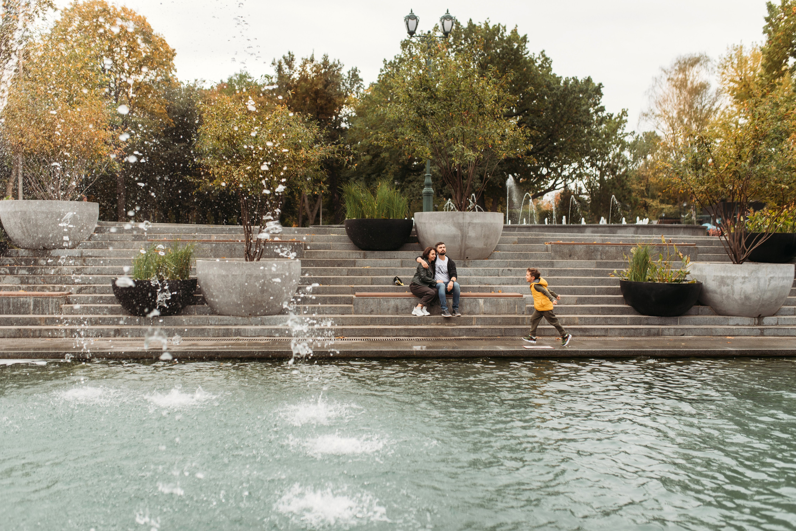 Herbst im Central Park. Familien- und Hochzeitsfotografin. Ich arbeite in Koblenz und Rheinlan