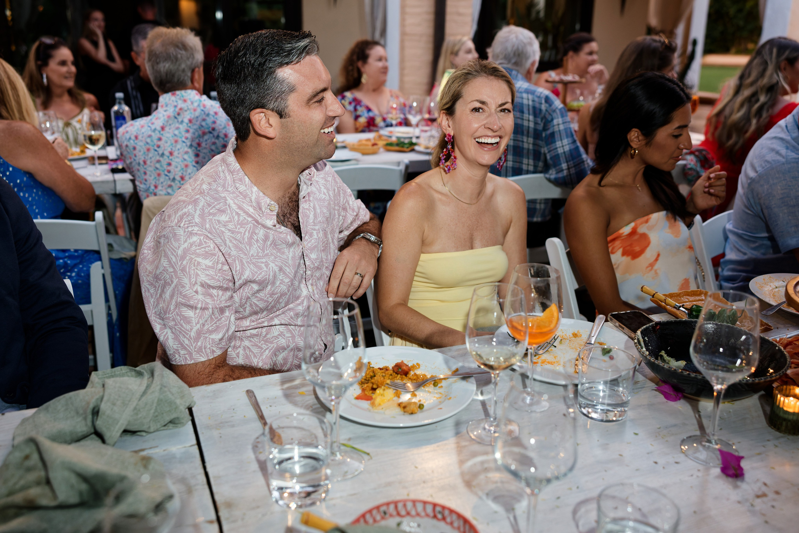 Welcome dinner of Gracie & Joe at Gran Villa Rosa