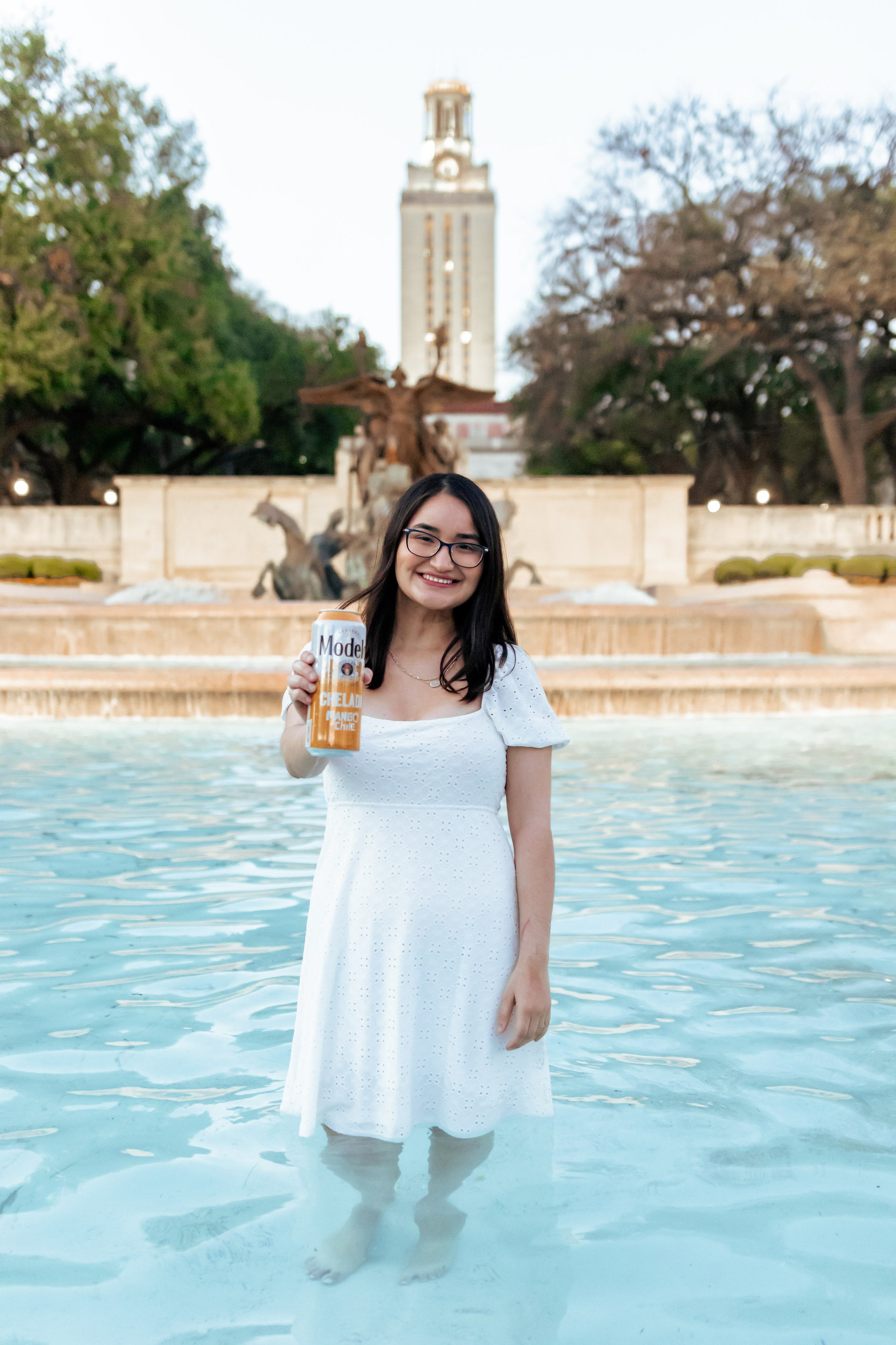 Yulissa's graduation photoshoot at the University of Texas