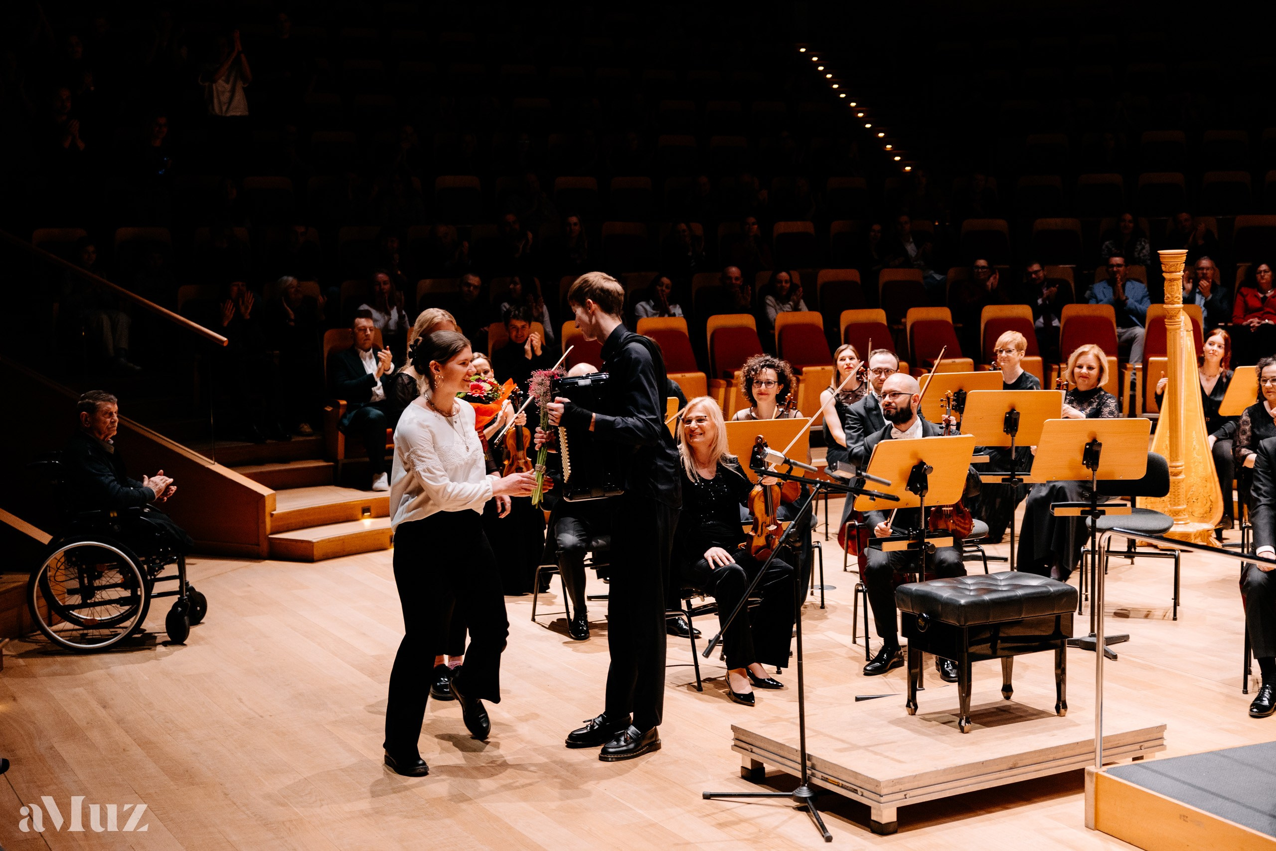 Koncert dyplomantów aMuz w Polskiej Filharmonii Bałtyckiej. Fotograf Ślubny Warszawa - Sesje Biznesowe Rodzinne Eventy