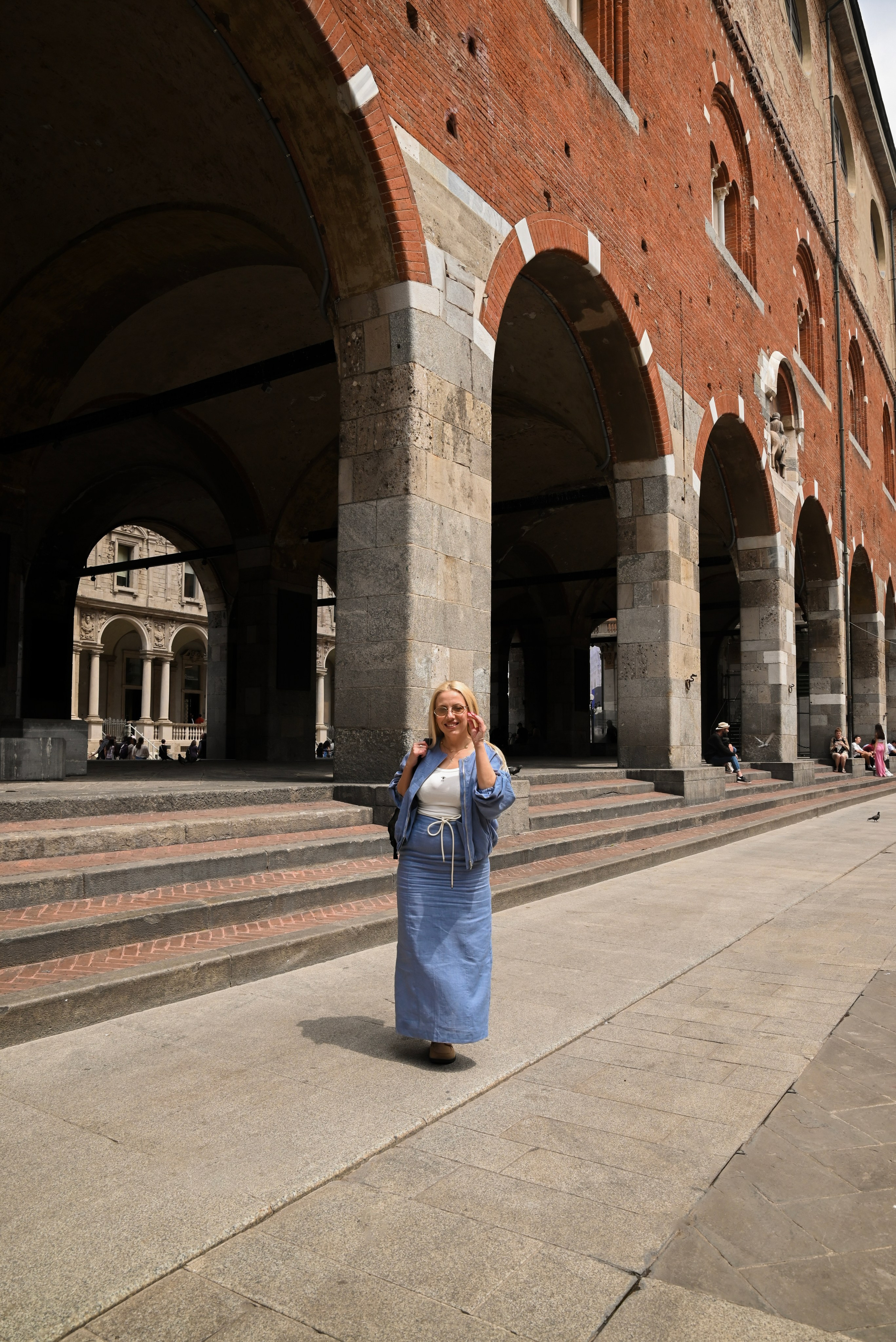 Walking in the center of Milan