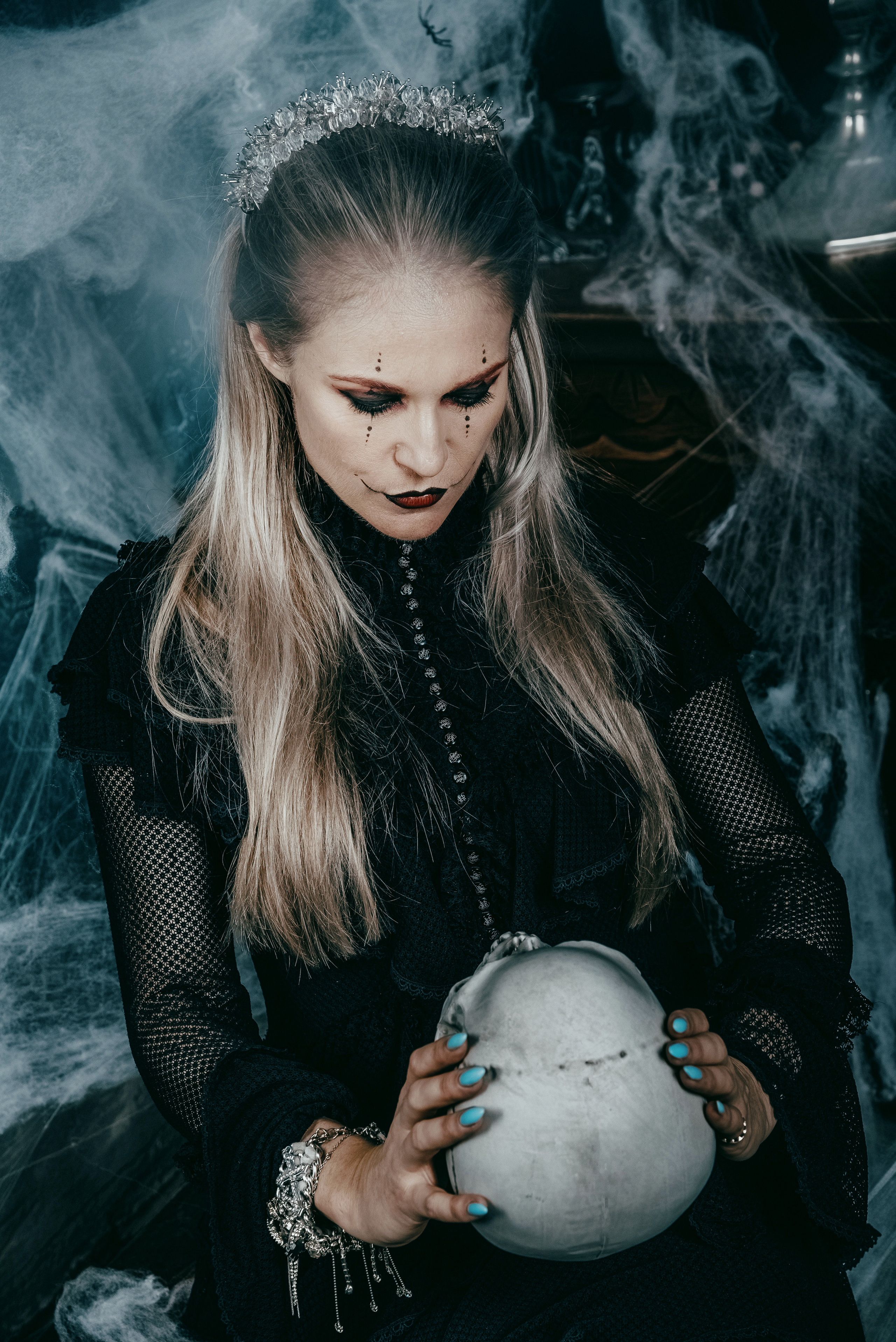 Halloween themed studio photo shoot 