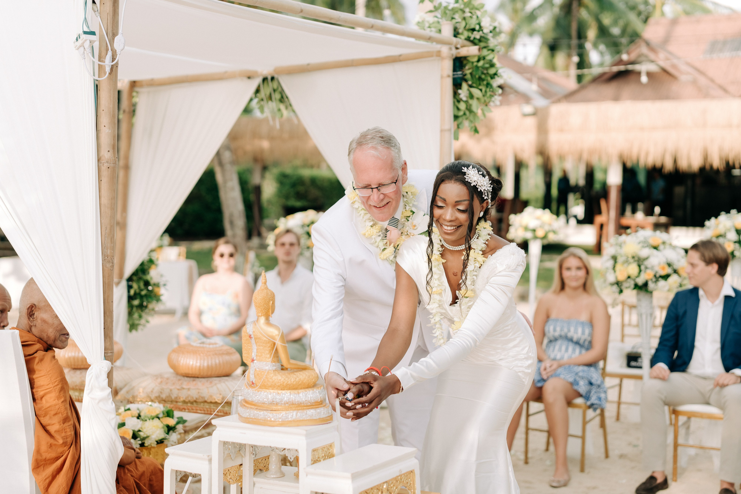 Photo. Буддийская свадебная церемония на Самуи, Таиланд