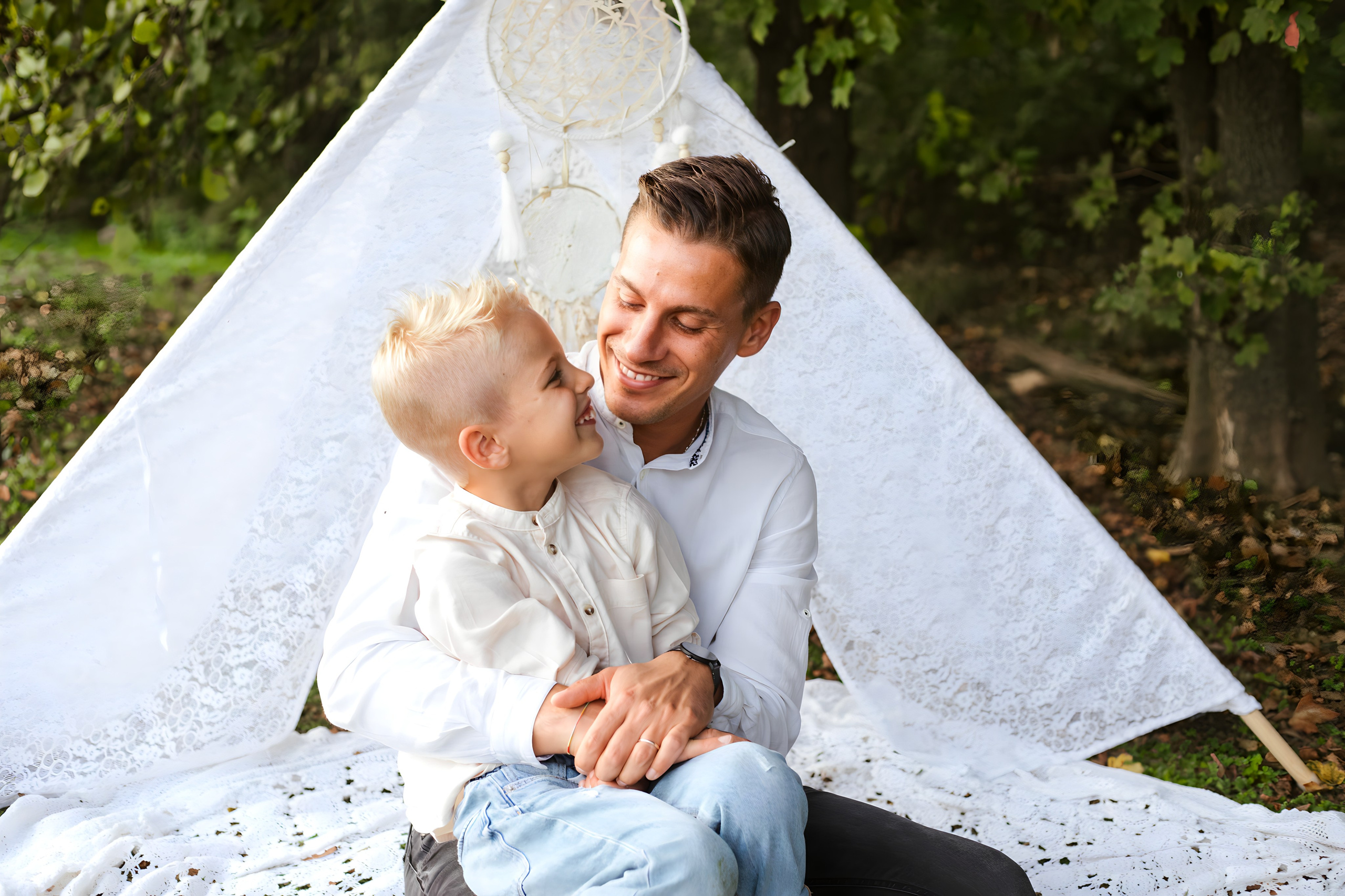 Maggie e la sua bellissima famiglia. Luci e Capricci Photography