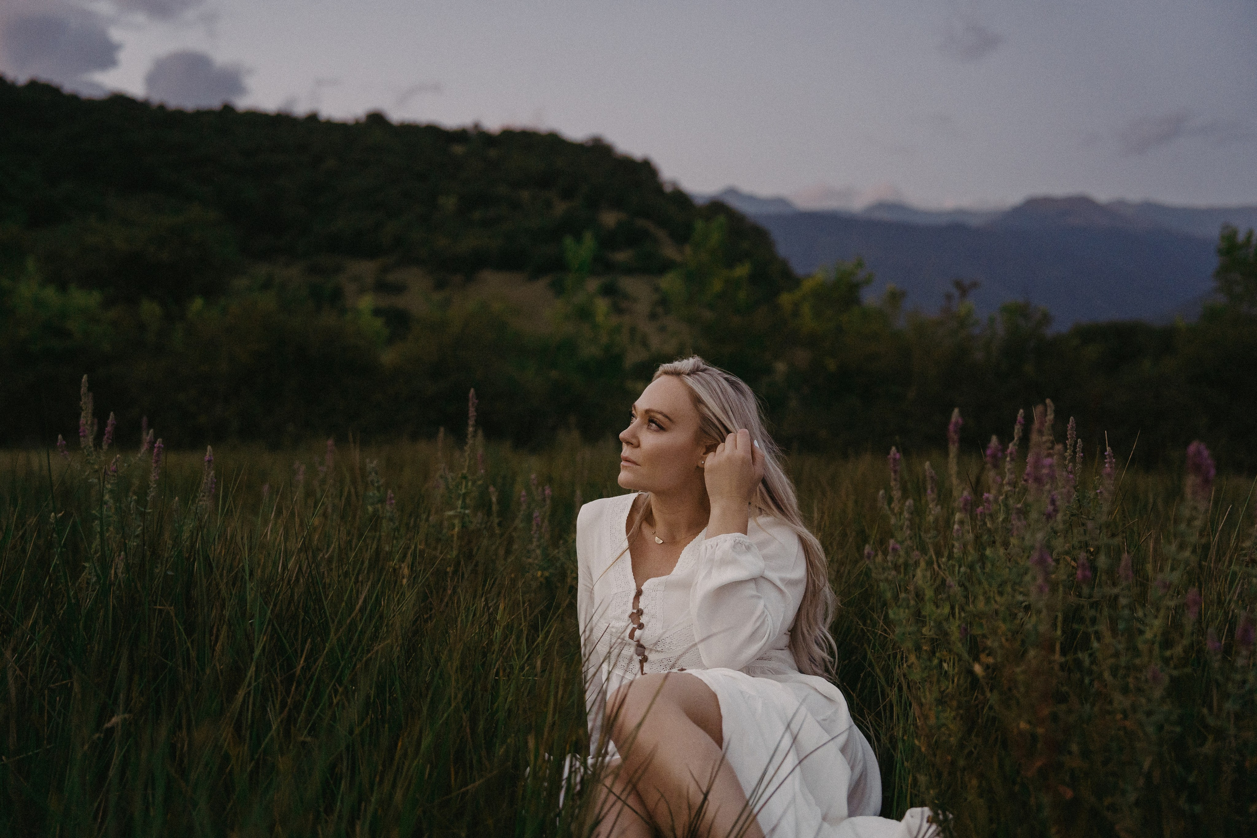 Pink sunset. Photographer and travel-blogger Aleksandra Gritsenko