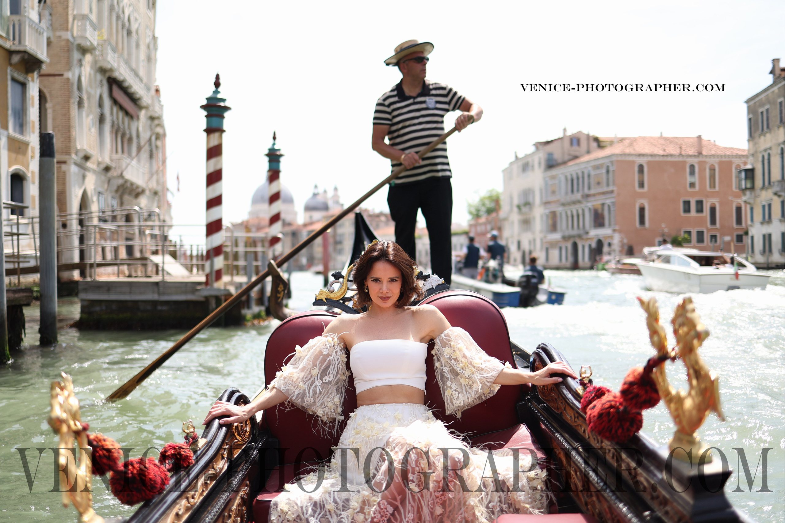 Gondola ride in Venice 