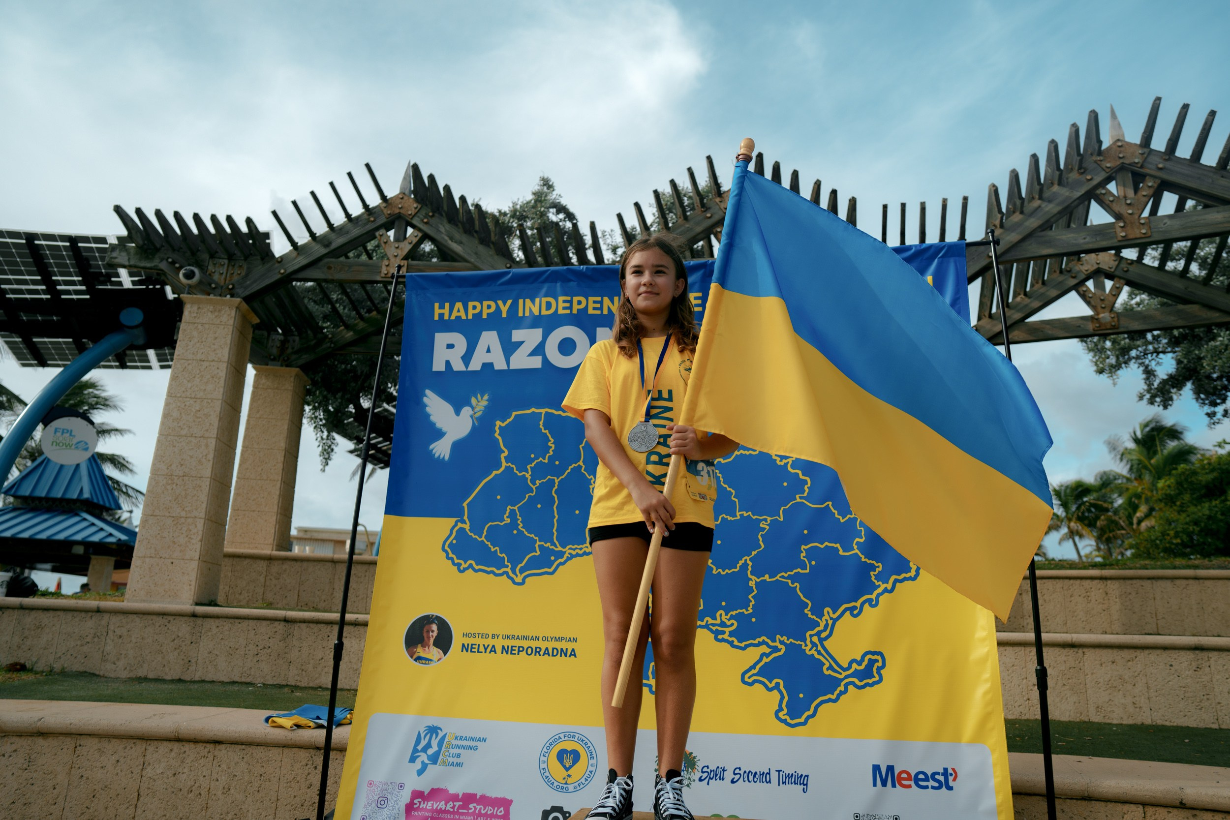 RAZOM RUN. ФОТОГРАФ ФЛОРИДА МАЙАМИ