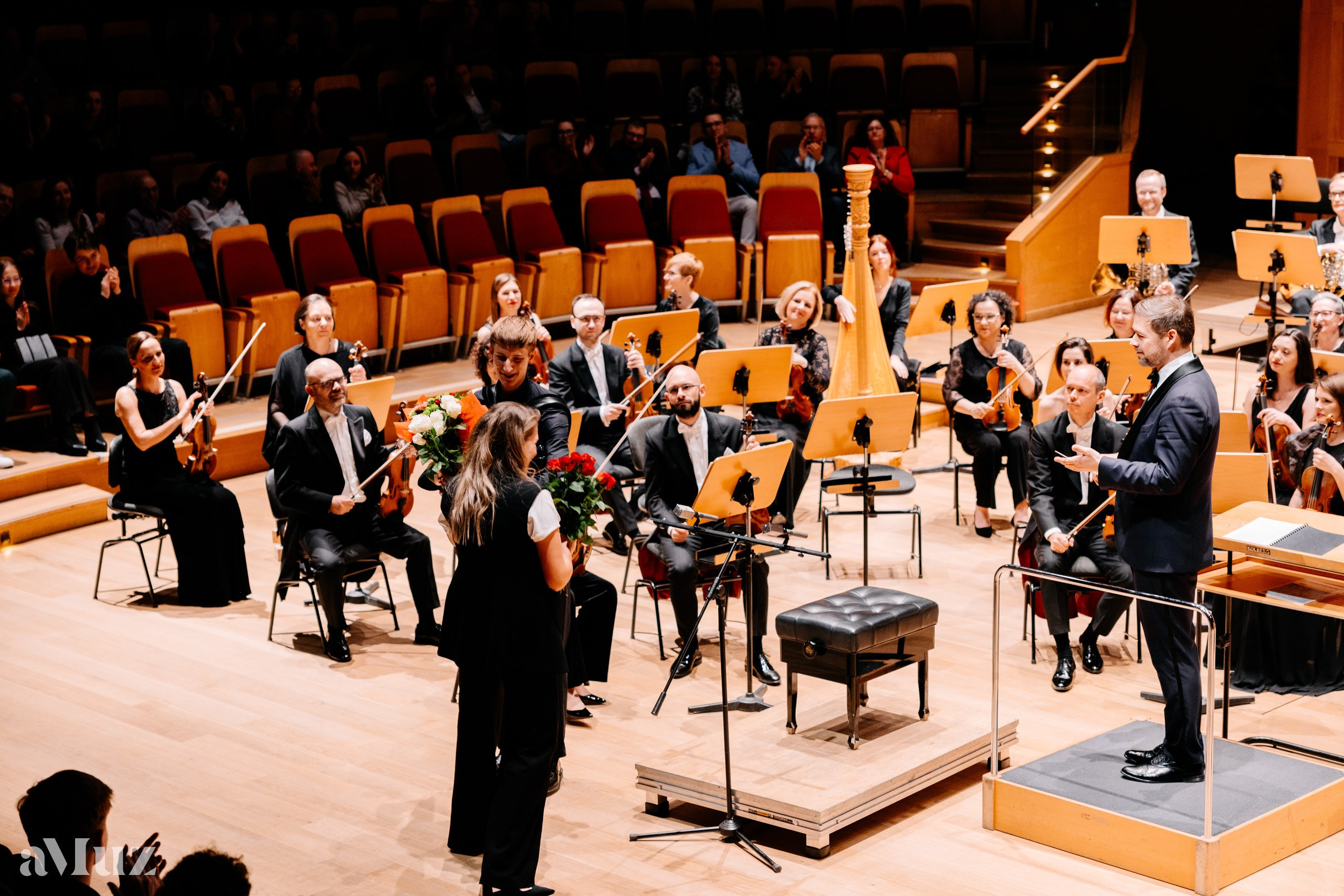 Koncert dyplomantów aMuz w Polskiej Filharmonii Bałtyckiej. Fotograf Ślubny Warszawa - Sesje Biznesowe Rodzinne Eventy