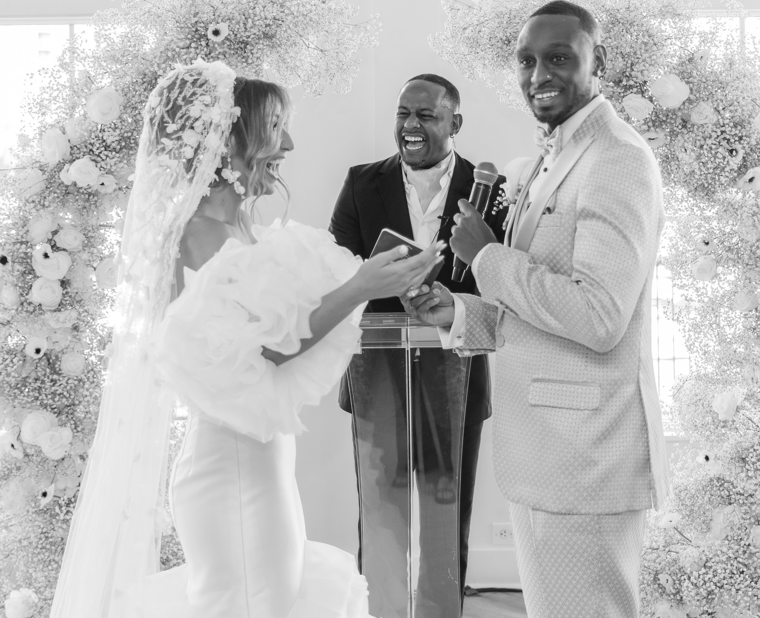 Briana & Kefim, Maritime Pars, Jersey City, NJ. Wedding Photo & Video