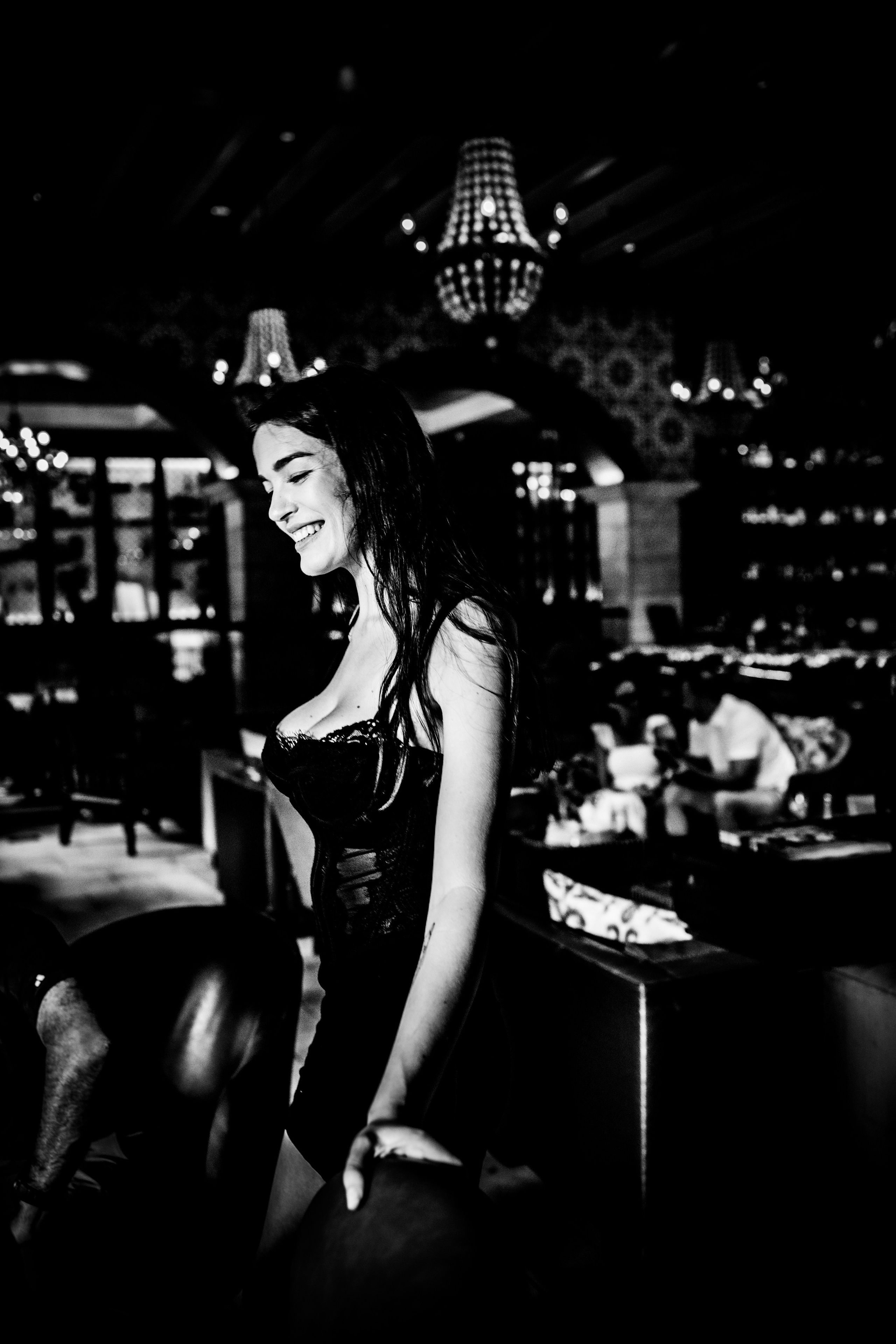 Burn Black and White Series. Out and About 239