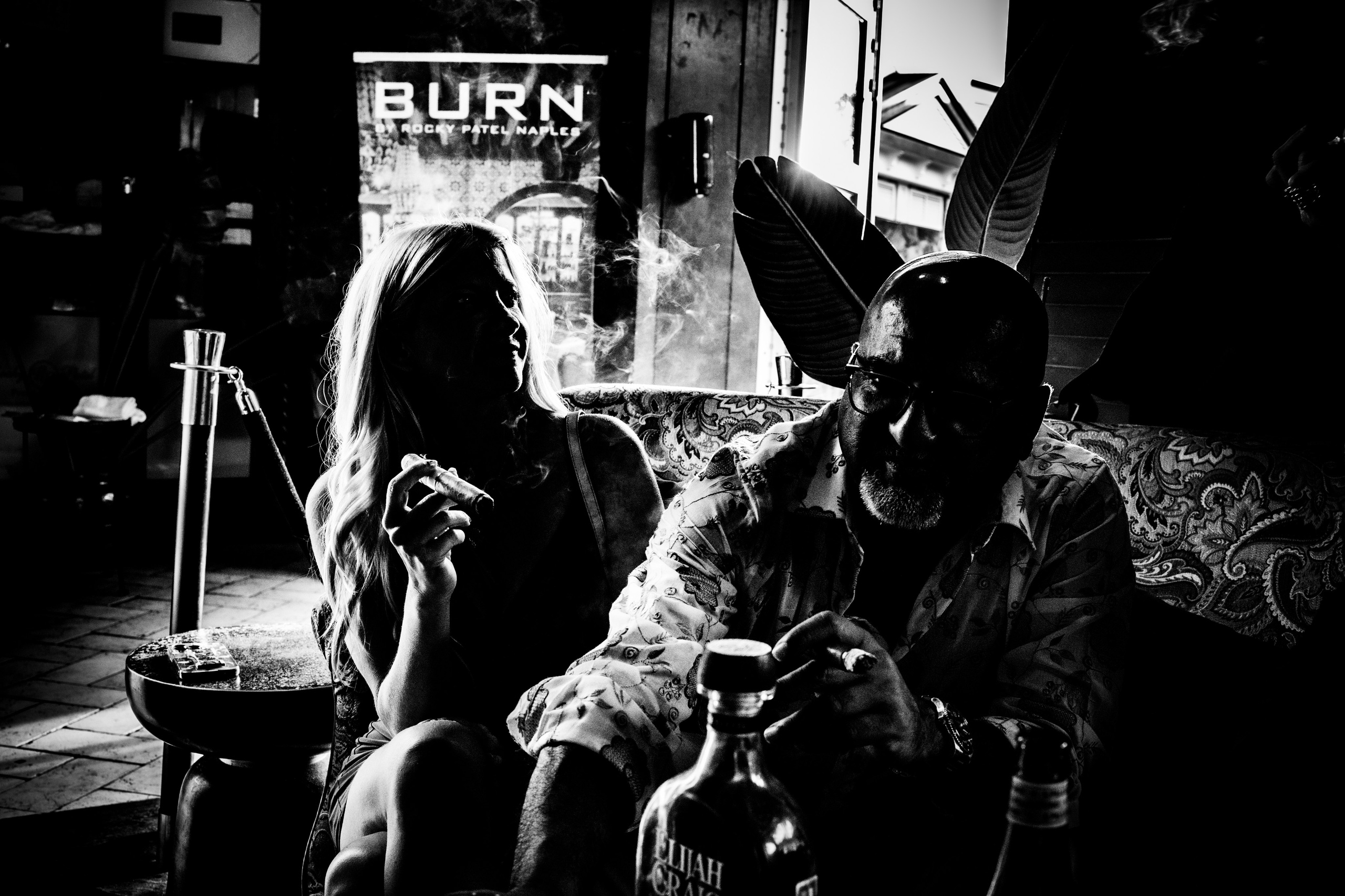 Burn Black and White Series. Out and About 239