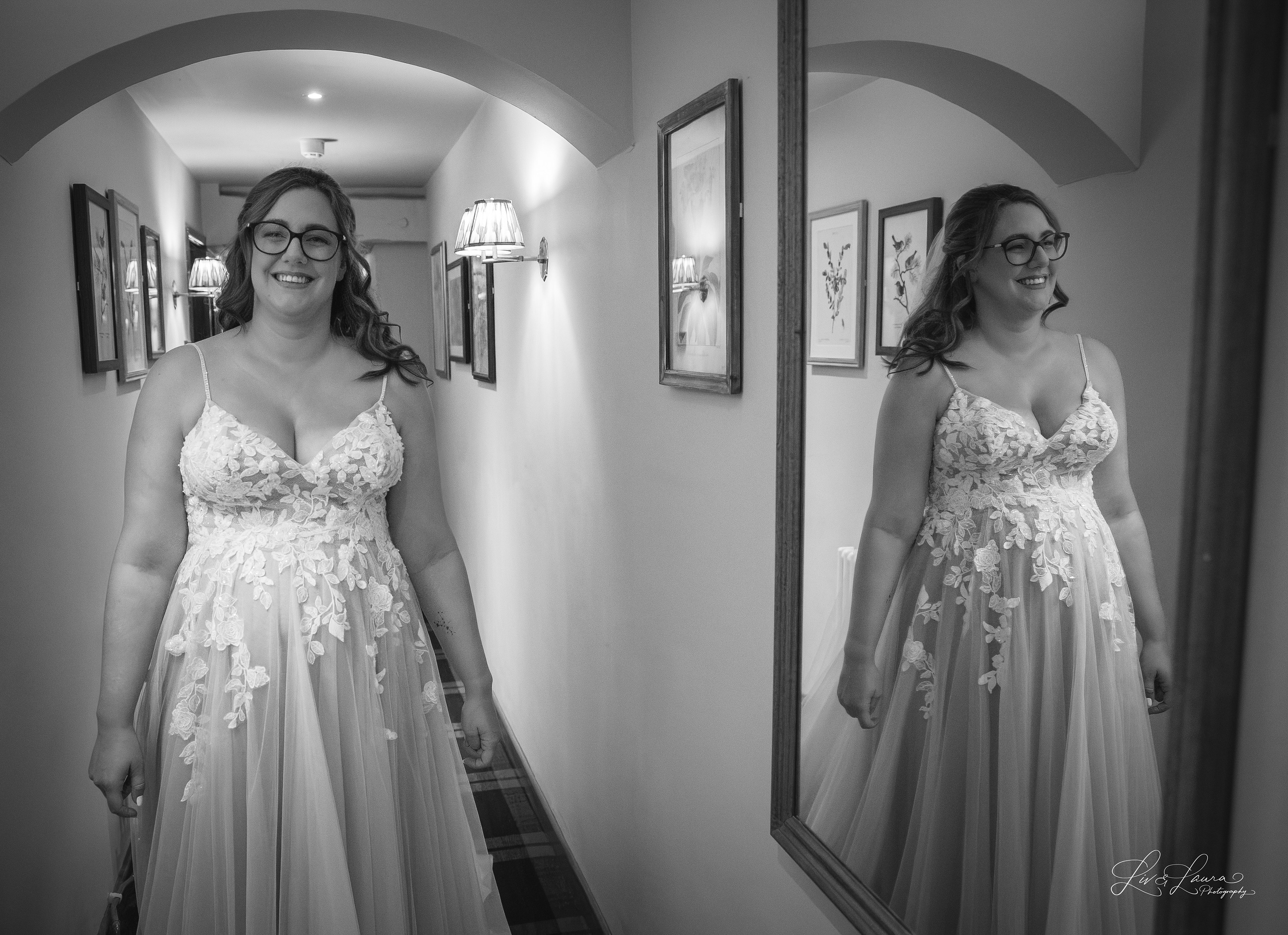 Katie and Alex. Wedding and boudoir photography by Liv and Laura
