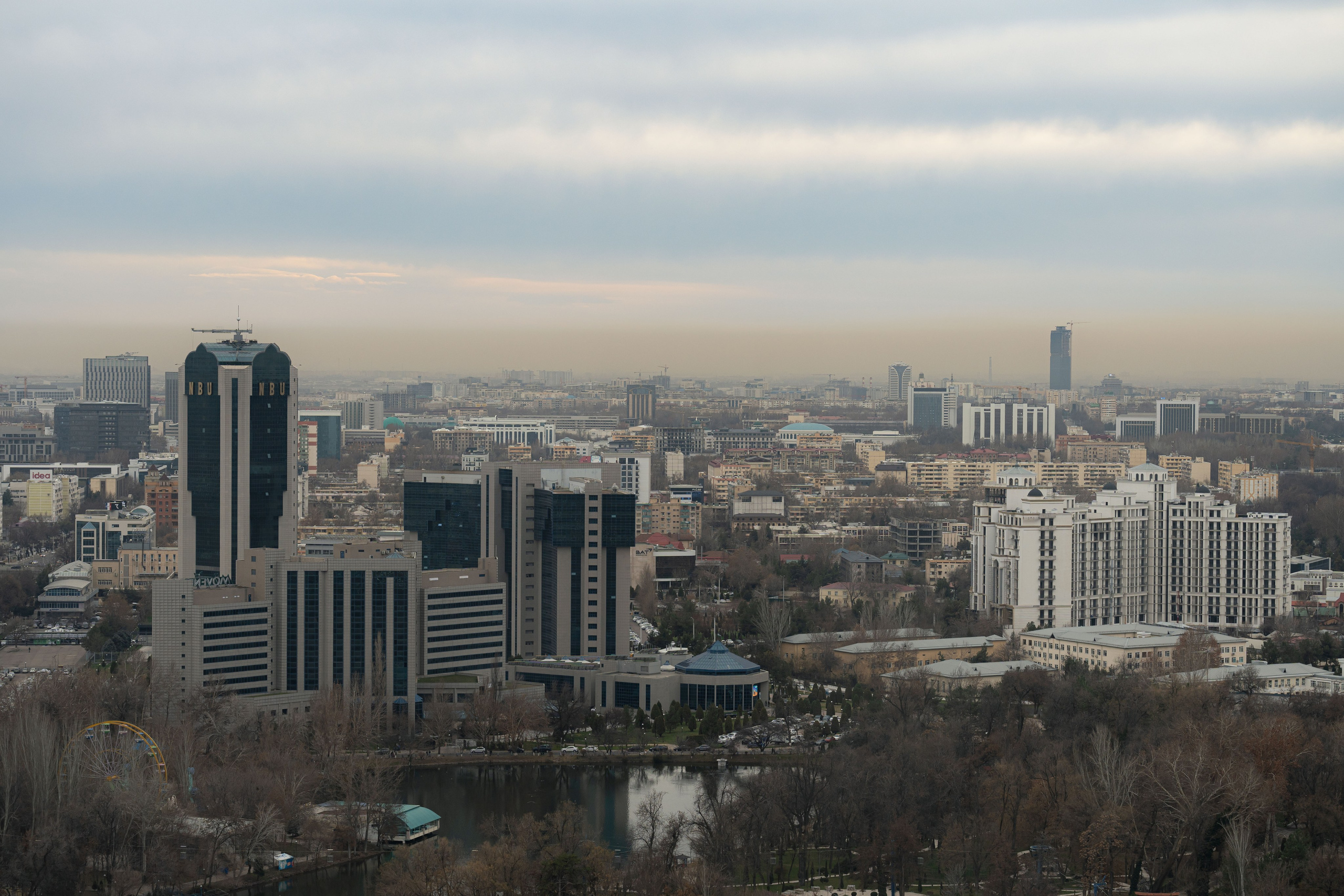 Смог в Ташкенте или Взгляд на город с высоты птичьего полета. Георгий Намазов | Фотограф в Ташкенте