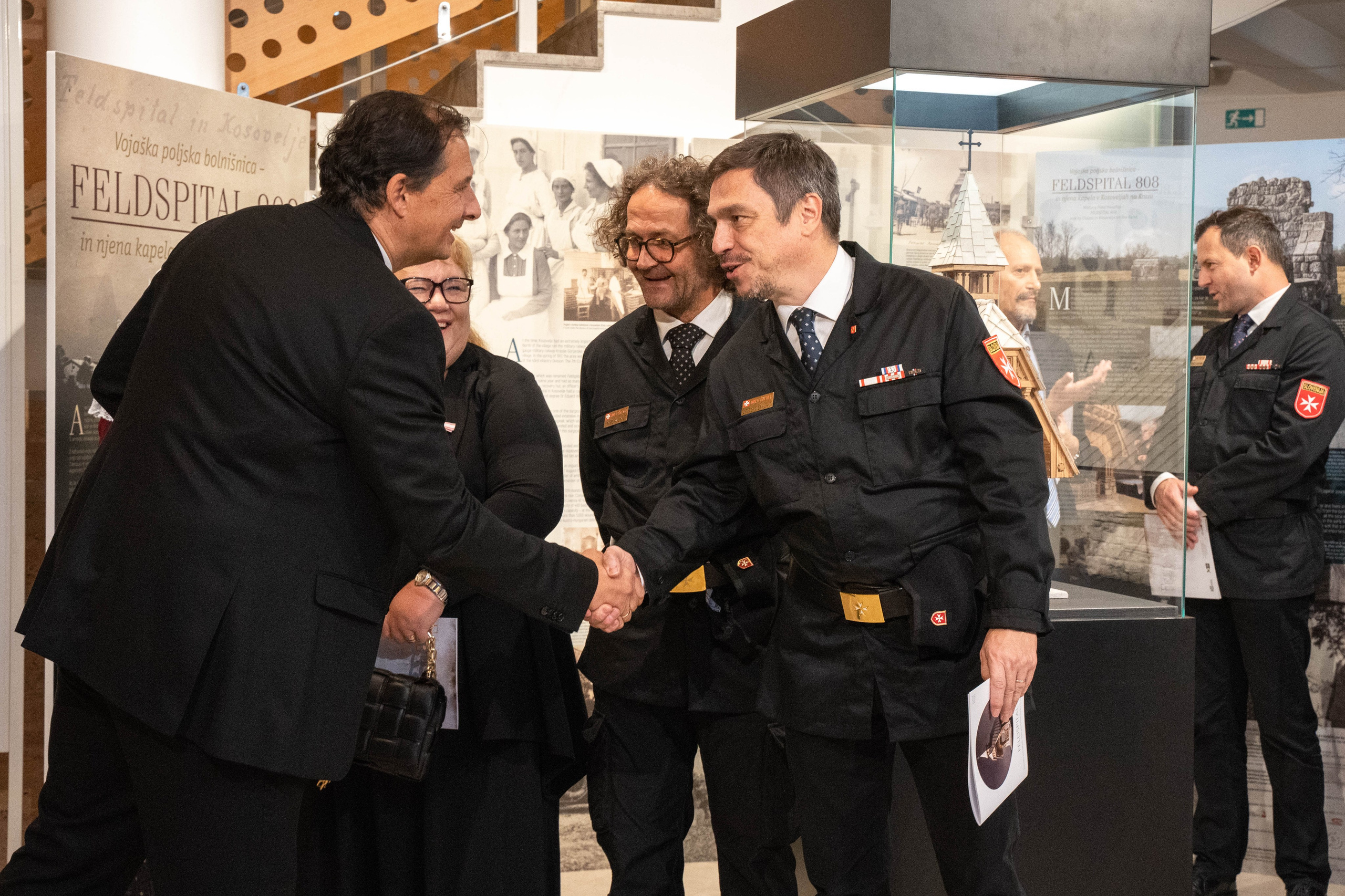 Razstava o vojaški bolnišnici Feldspital 808. Photographer Mariia Bortiakova