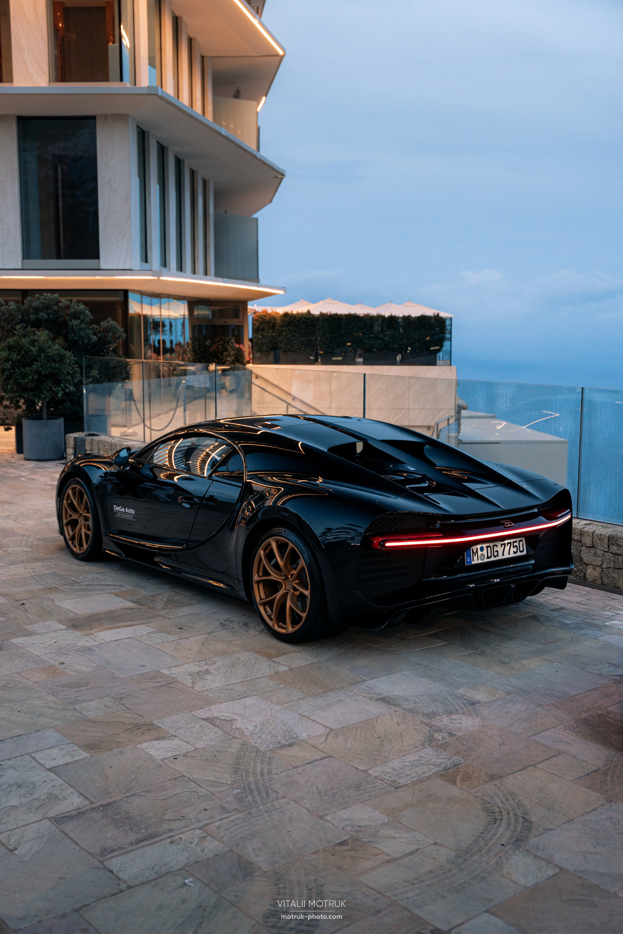 Bugatti Chiron. Photographe de voitures à Paris — Vitalii Motruk