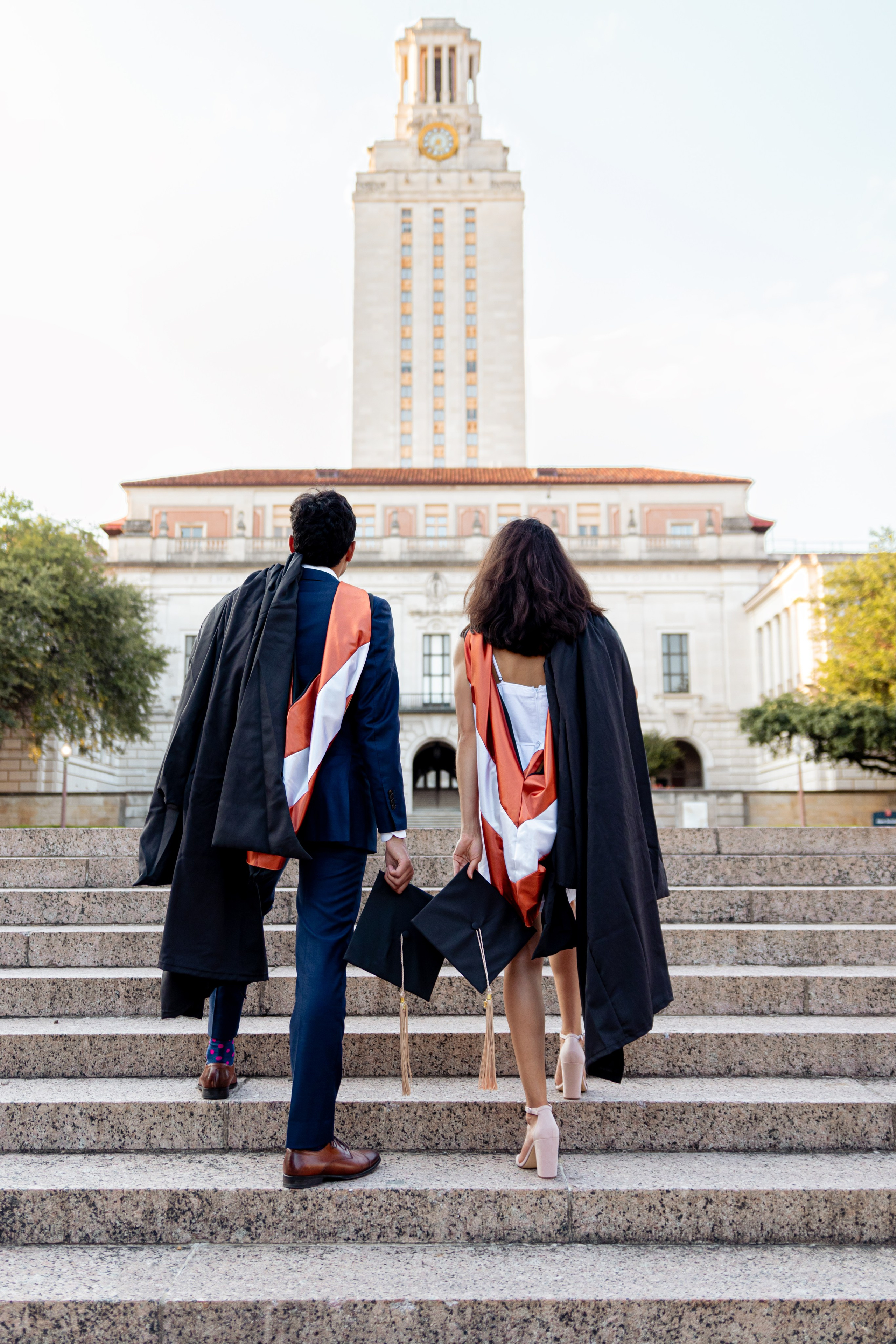 Saskia’s senior photoshoot at the University of Texas Austin