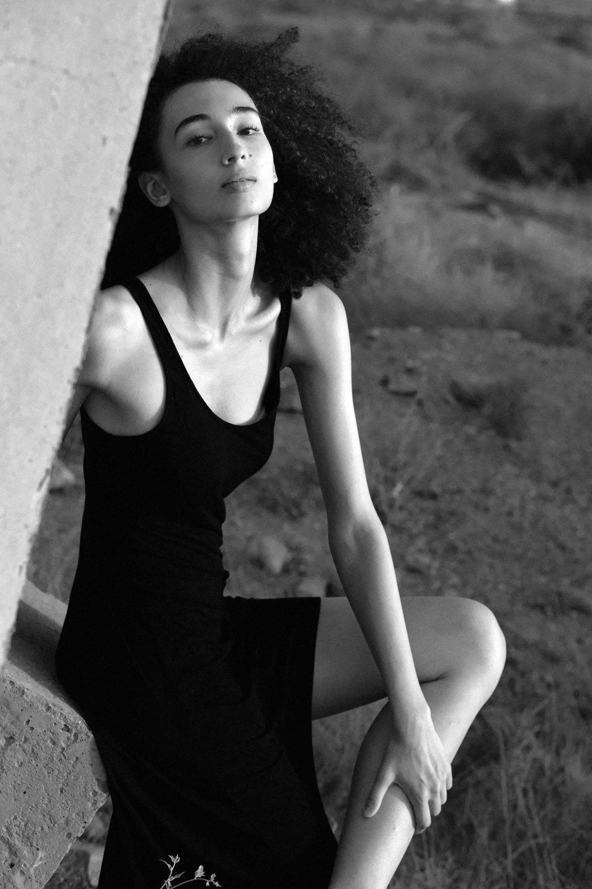 Sophia / Blocked. BNW Around Photography