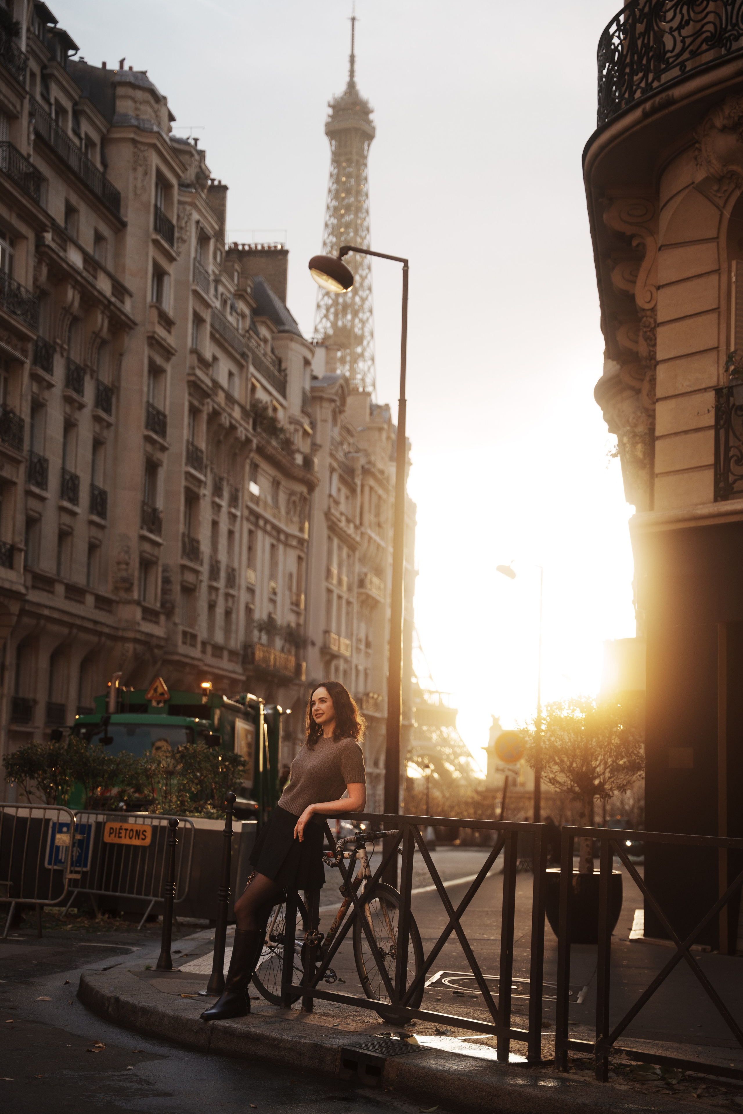 Ludmila — Autumn Golden Hour. Фотограф в Париже Полина Осипова