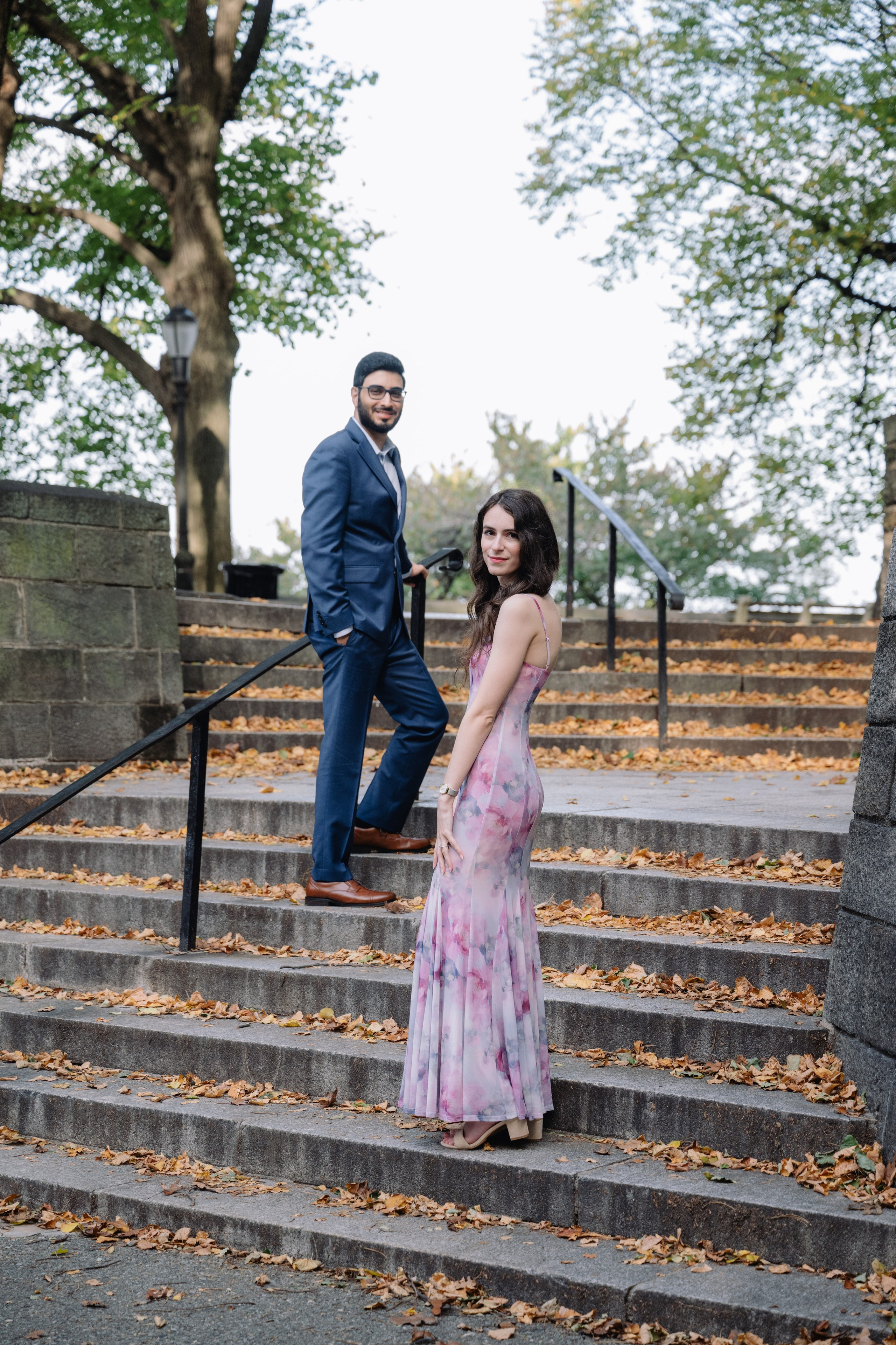 Aashay & Kimberly — Engagement Photoshoot at The Cloisters, Fort Tryon Park