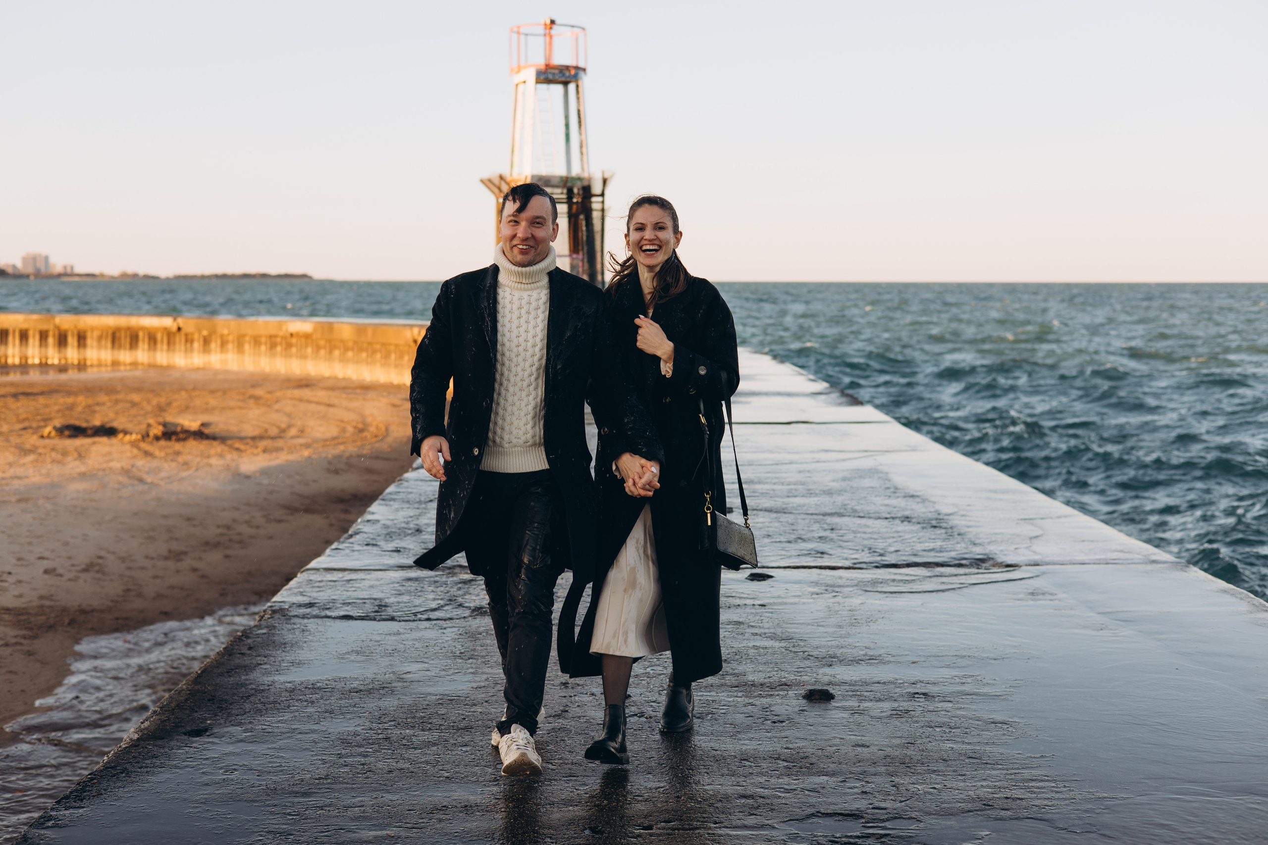 North Lake Shore Proposal — Chicago Photographer — Margarita Stepanenko