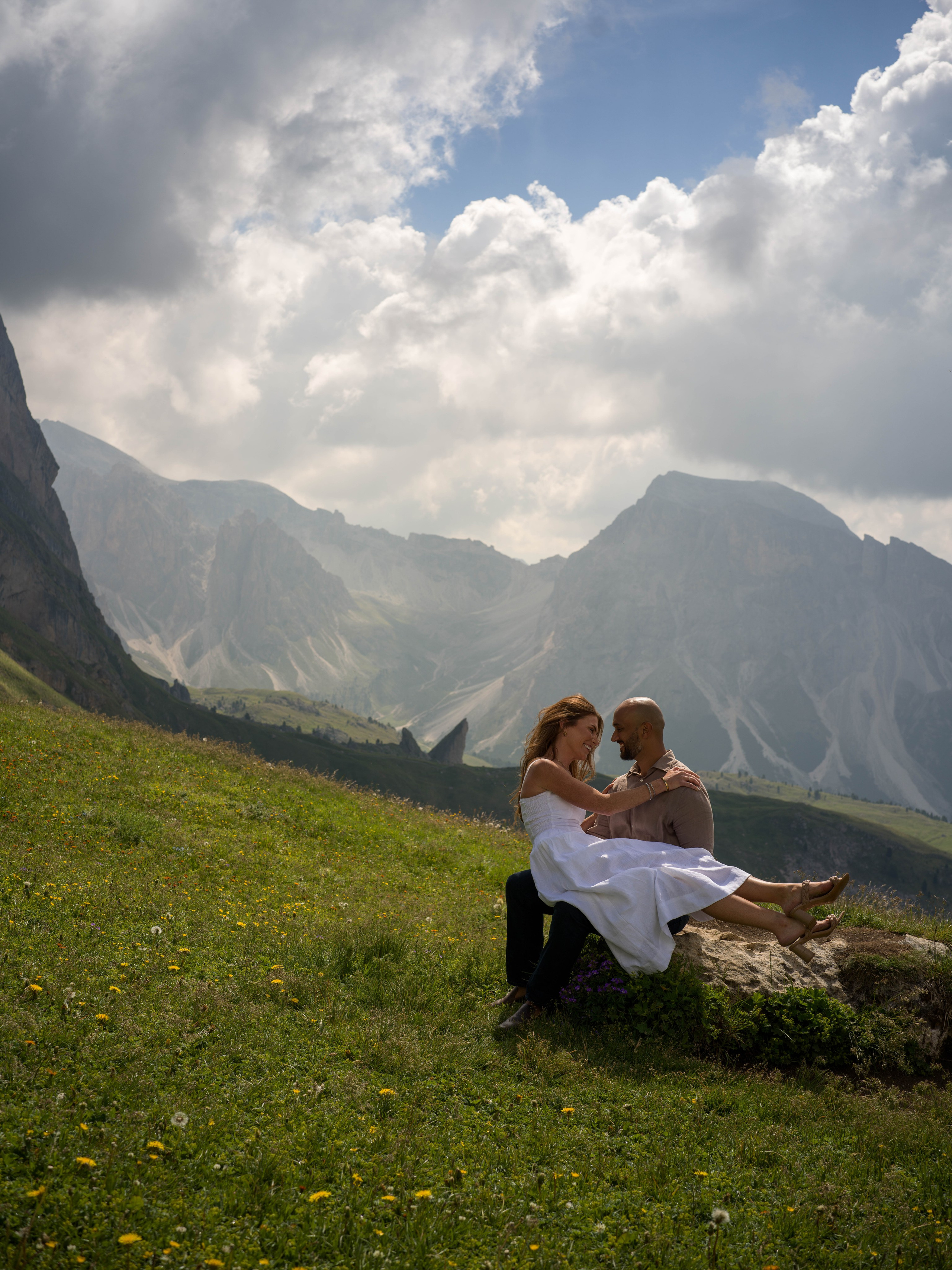 Elopement, Seceda, the Dolomites