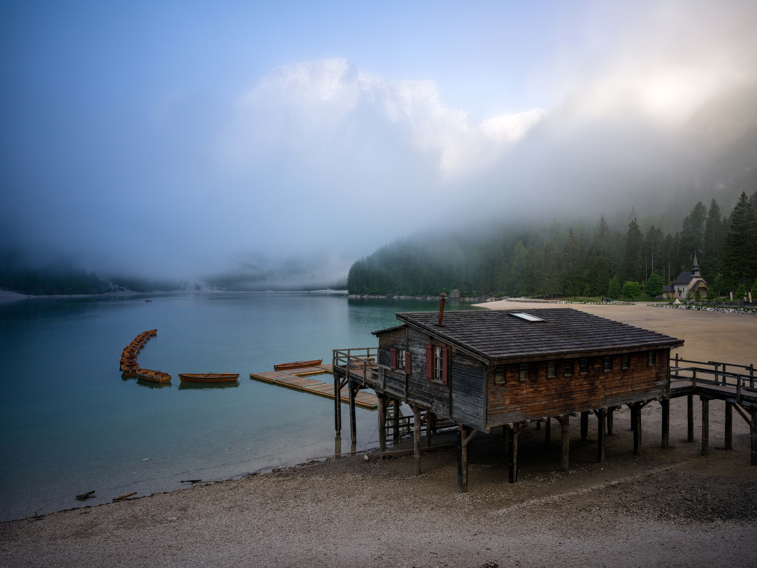 Lake Braies, the Dolomites